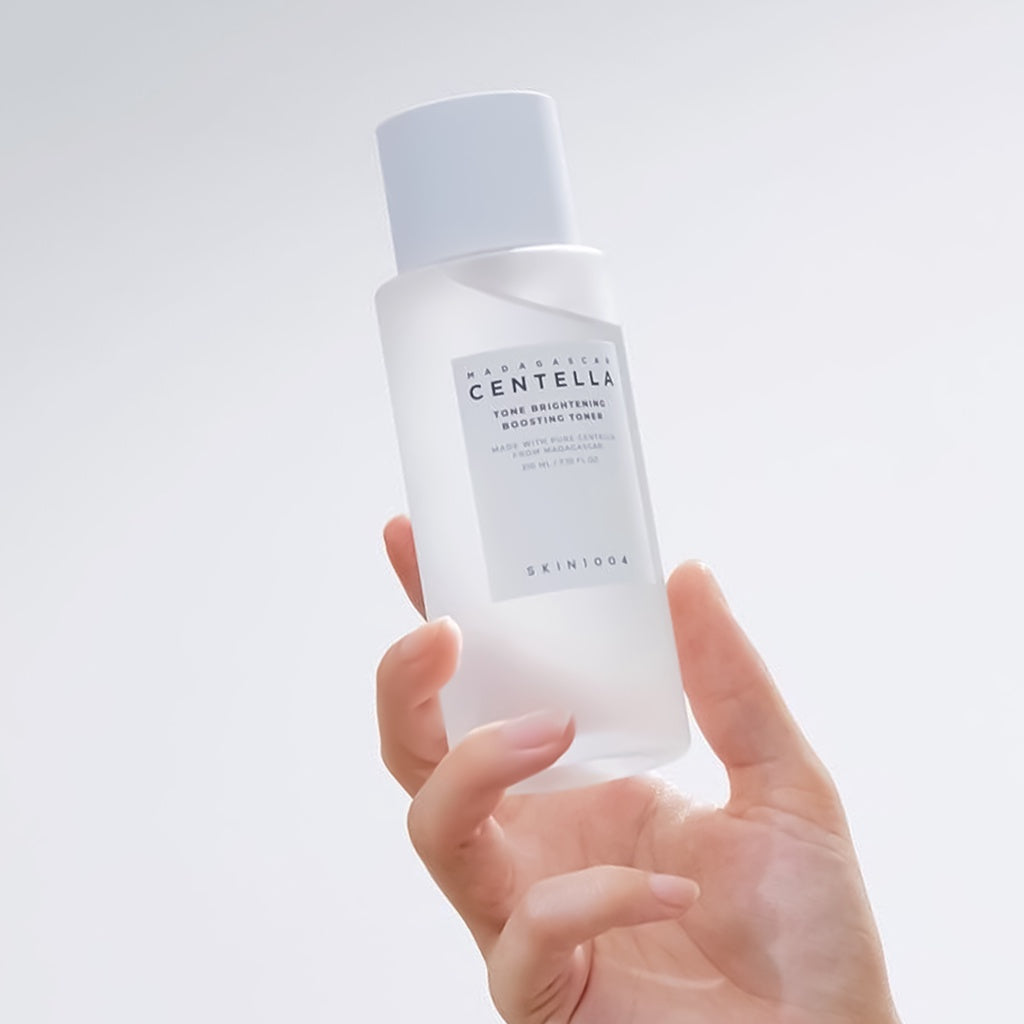 SKIN1004 Madagascar Centella Tone Brightening Boosting Toner 210ml | Hydrating & Even-Tone Facial Toner for Glowing Skin - Perfect for Daily Skincare Routine & Post-Cleansing Refreshment