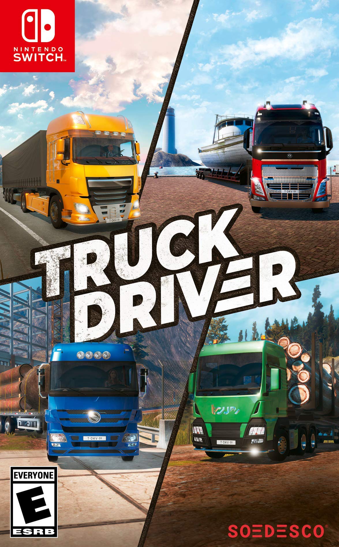 Truck Driver Simulator Game for Nintendo Switch - Realistic Driving Experience for Truck Enthusiasts | Perfect for Gaming at Home or On-the-Go