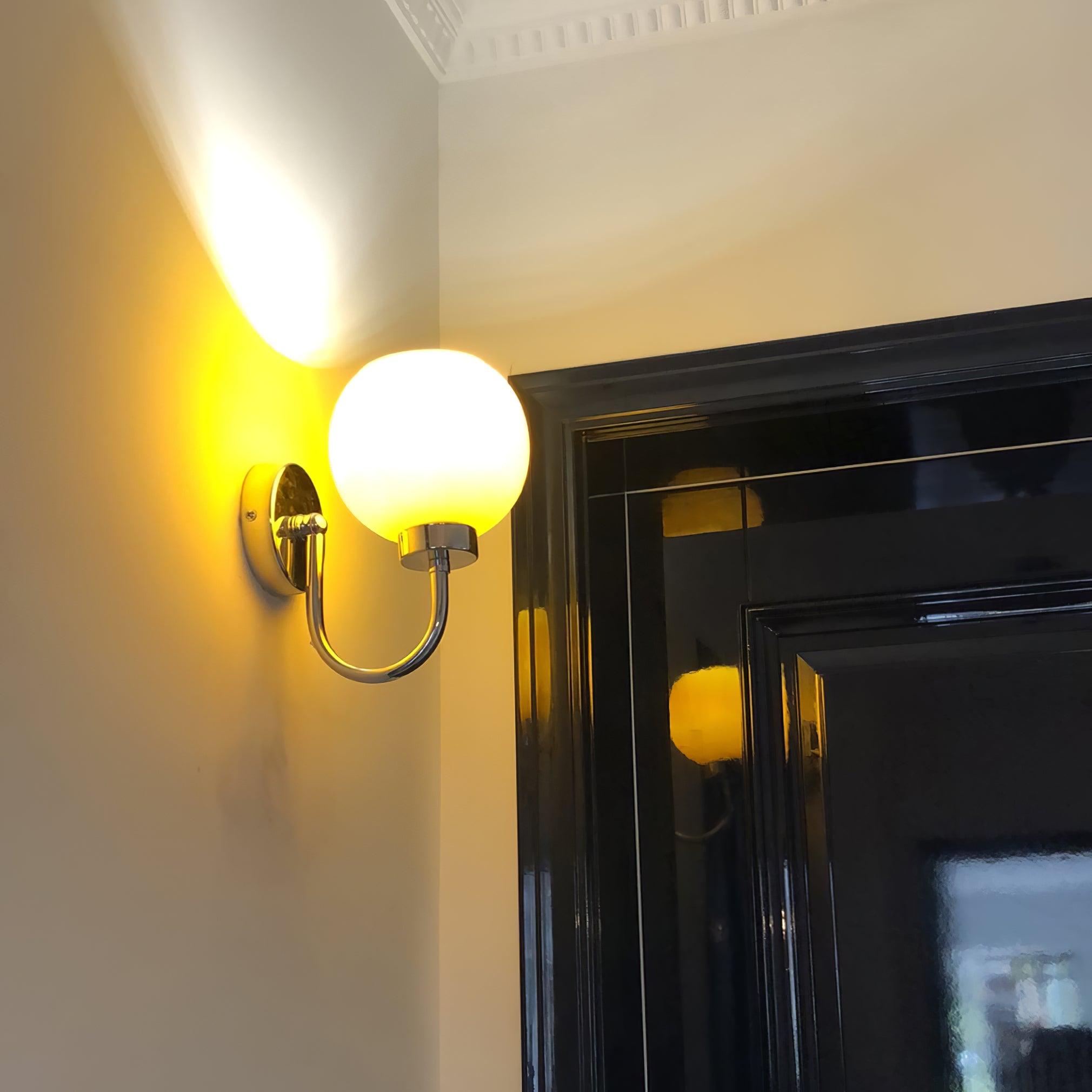 Modern LED Wall Sconce Light Fixture - Plug-in or Hardwired Adjustable Reading Lamp for Bedroom, Living Room, and Hallway - Dimmable Wall Mounted Lighting for Home Decor