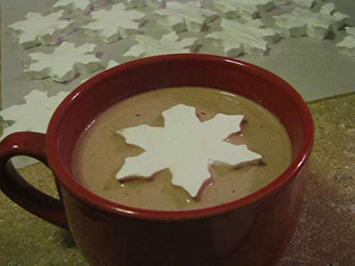 Vanilla Snowflake Marshmallows - Gourmet Holiday Treats for Hot Cocoa, Baking & Gift Giving