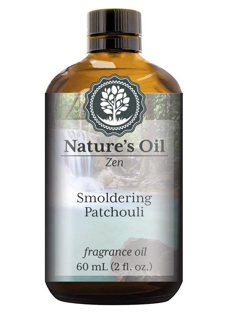 Premium Patchouli Essential Oil (60ml) - 100% Pure & Natural for Aromatherapy, Diffusers, Candles, Soap Making, Lotions | Relaxing Home & Spa Scent for Stress Relief, Meditation & Better Sleep