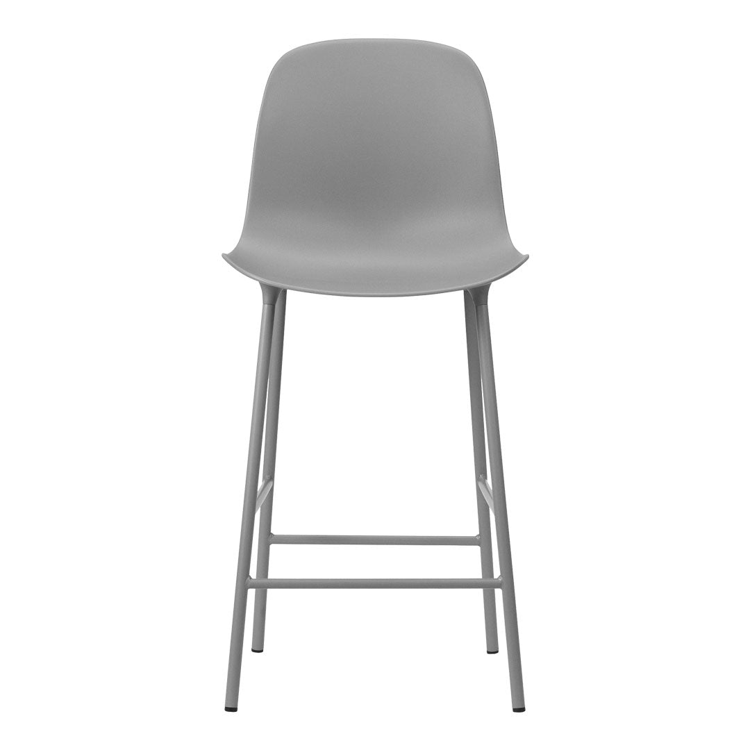Modern Form Counter Stool - Adjustable Height Bar Stool for Kitchen Island, Breakfast Nook & Home Bar - Sleek Contemporary Design for Dining & Entertaining