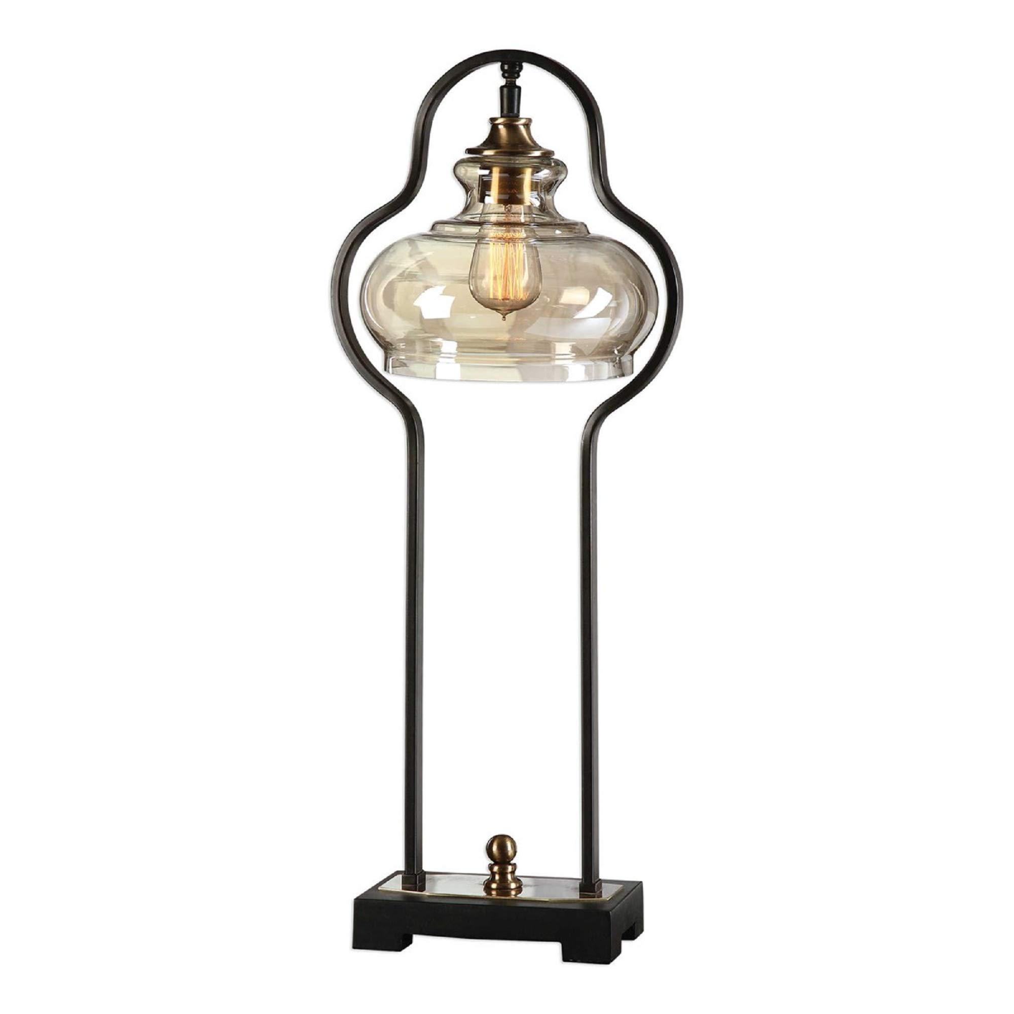 Vintage Black Desk Lamp - 28.5