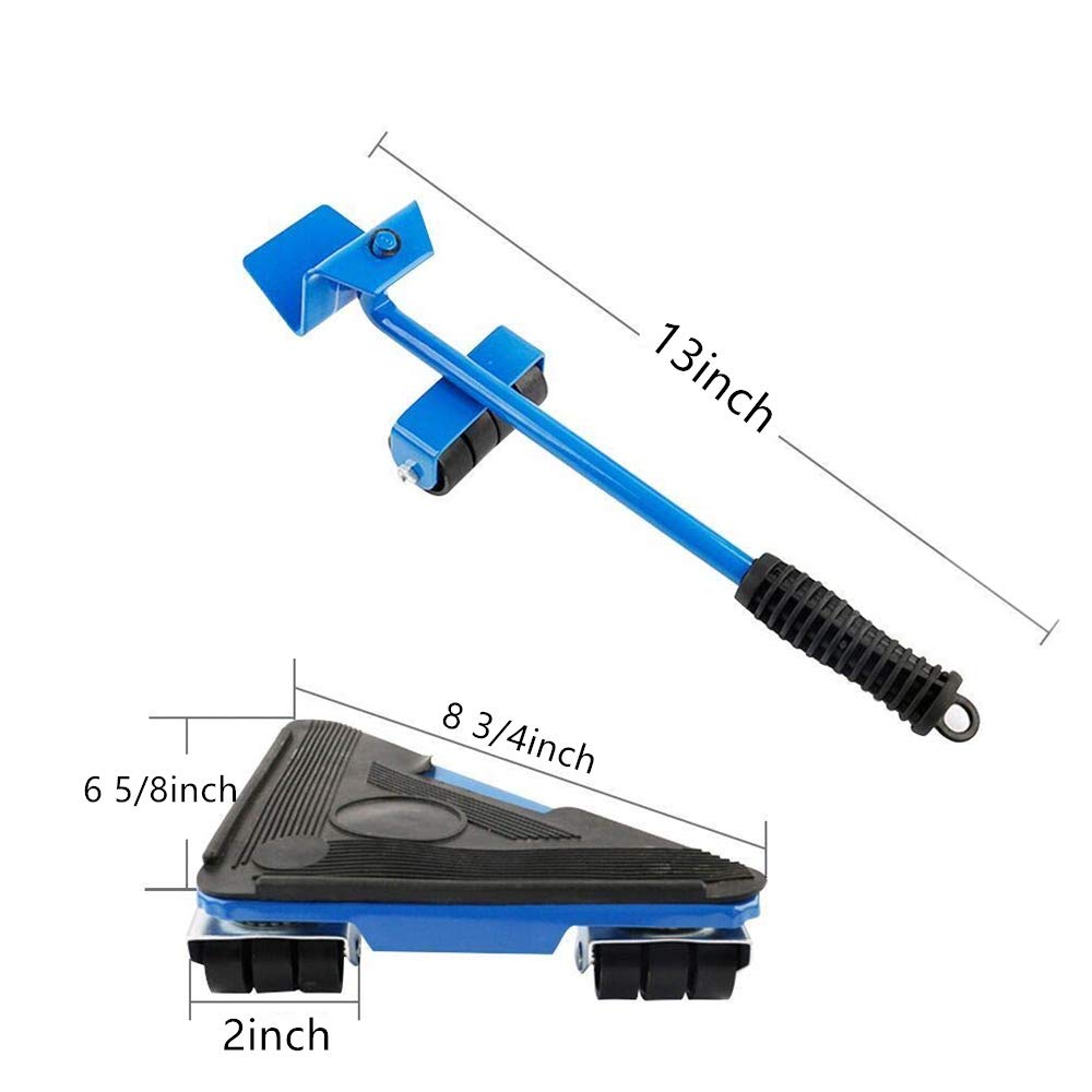 Mr. Hercules Heavy Duty Furniture Mover & Appliance Slider Tool - Effortlessly Move Couches, Beds, Refrigerators & More for Home & Office Use
