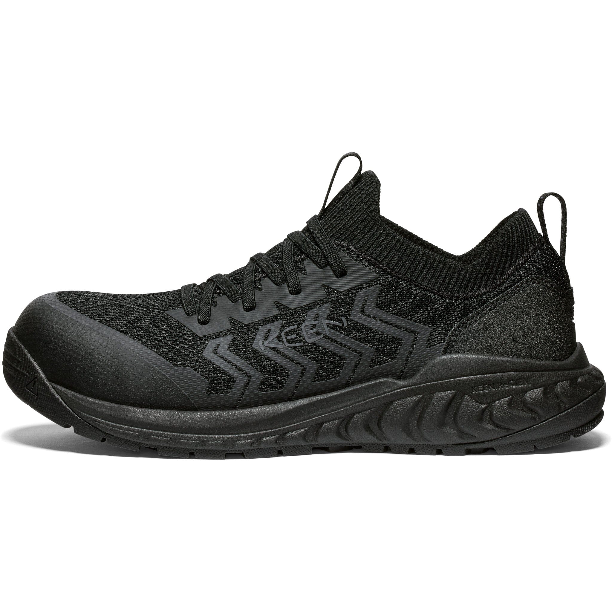 KEEN ARVADA SHIFT Work Sneakers for Men - Carbon Fiber Toe Safety Shoes in Medium & Wide Widths - Comfortable Slip-Resistant Shoes for Construction, Warehouse & Industrial Work