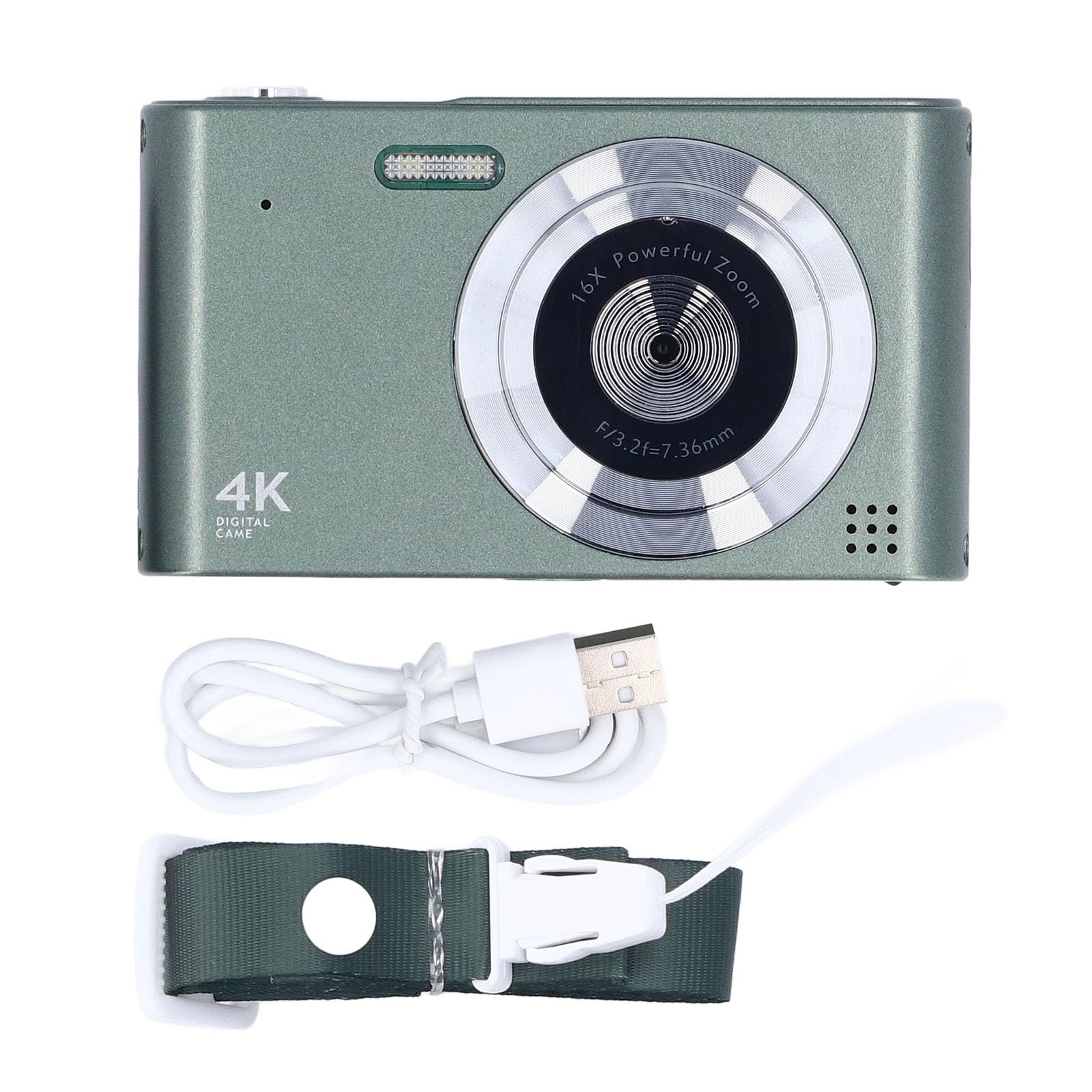 4K Digital Camera 48MP Vlogging Camera with 16X Zoom, 2.4