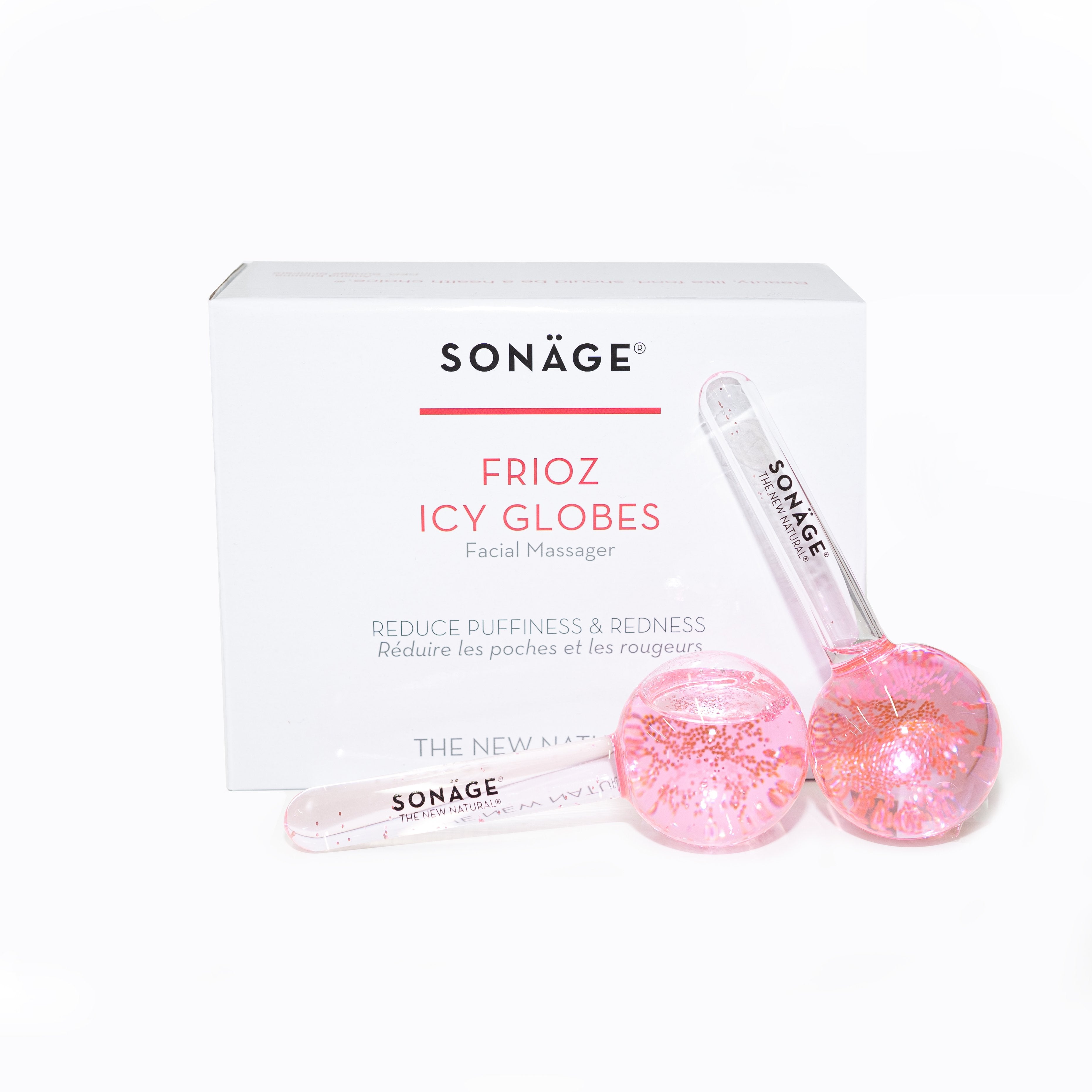 Frioz Icy Globes Facial Massager - Cooling Eye & Face Roller for Puffiness, Dark Circles - Perfect for Skincare Routine, Spa Days & Morning Depuffing (Wholesale Available)