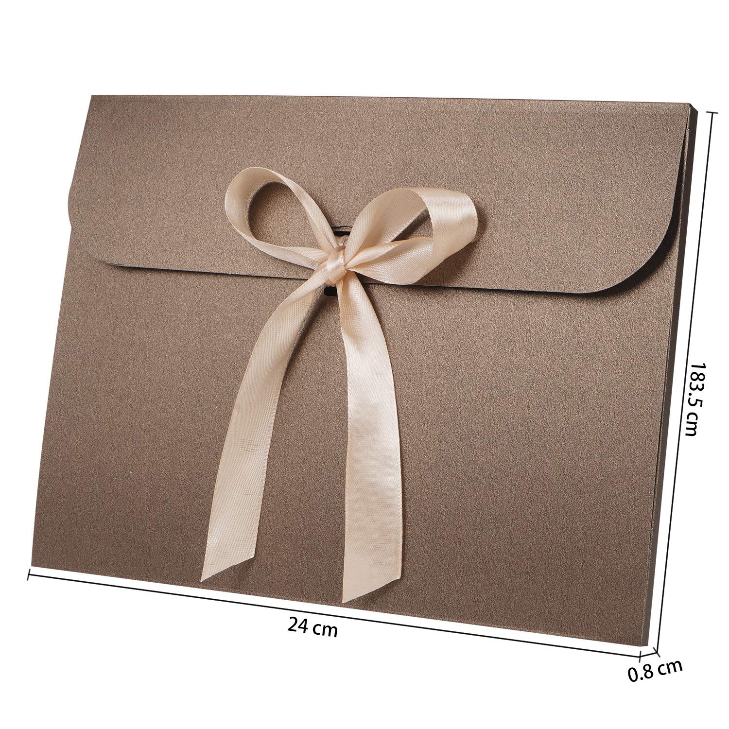 10pcs Ribbon Bowknot Gift Bags for Wedding Presents & Party Favors