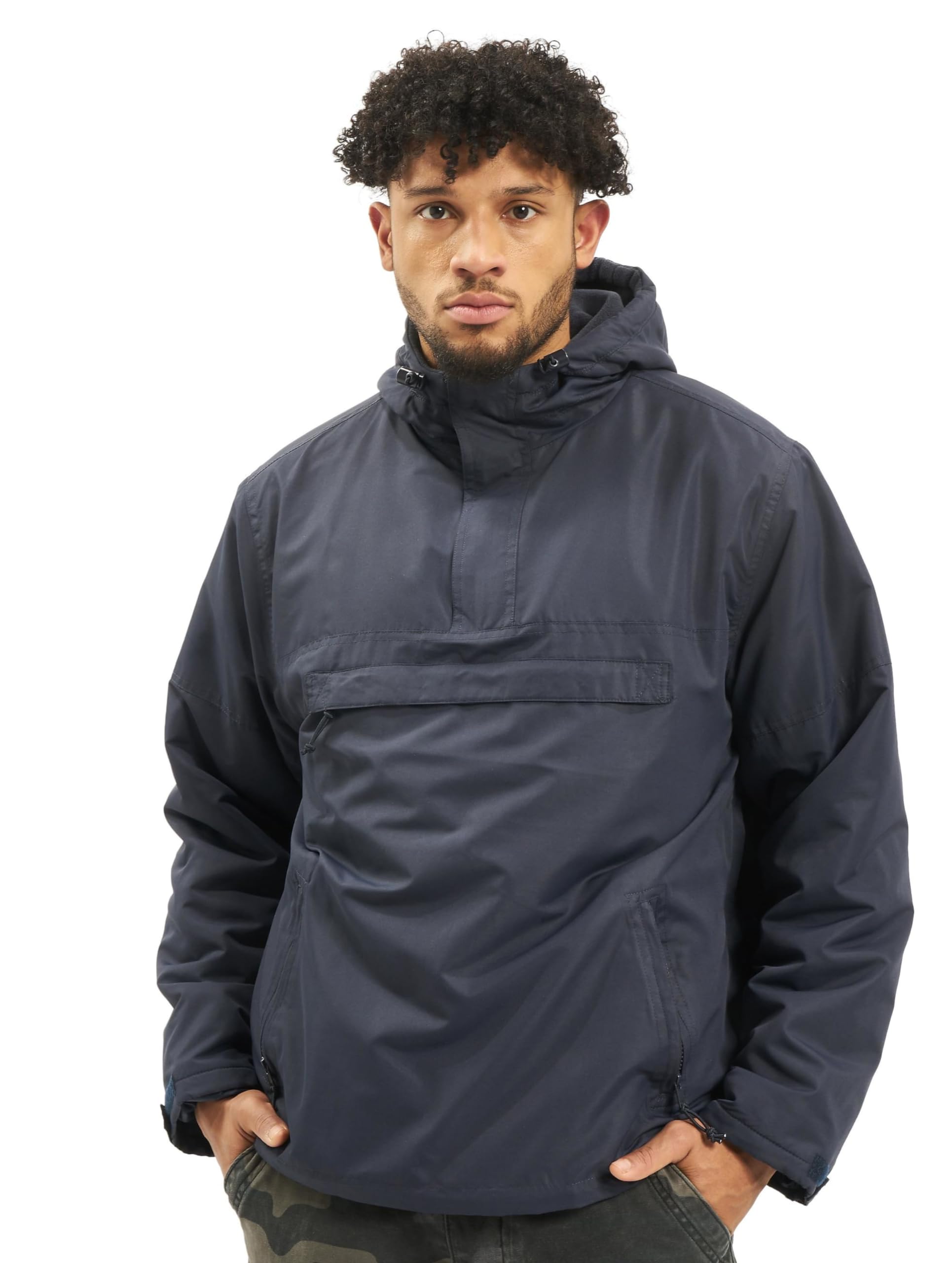 Men's Lightweight Windbreaker Jacket - Waterproof & Breathable Olive Green Outdoor Coat for Hiking, Running & Travel