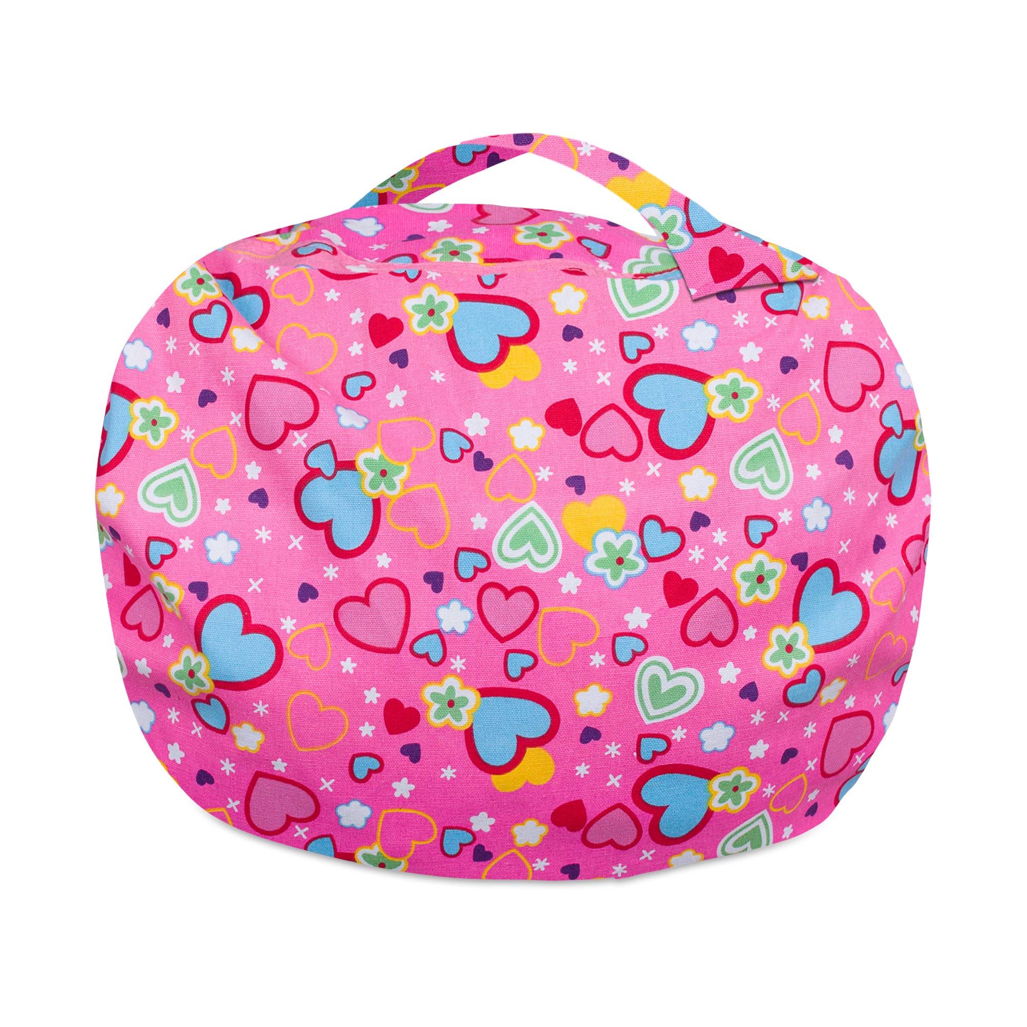 Posh Kids Stuffed Animal Storage Bean Bag Chair Cover - Large 38