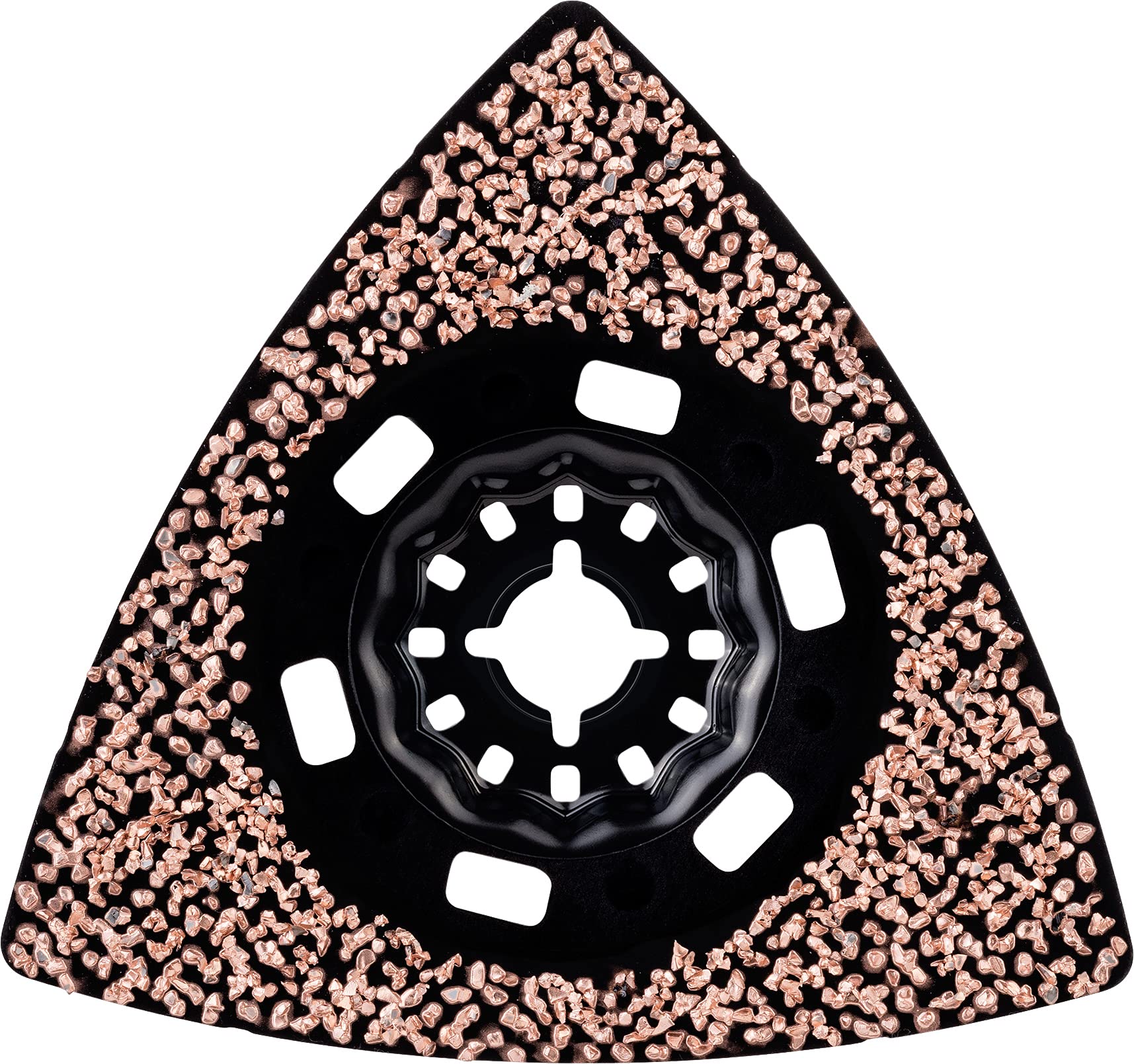 Bosch 10x Expert AVZ 90 RT2 Sanding Plates - 90mm Grit 20 for Mortar & Glue Removal - Professional Multitool Accessory for Renovation & DIY Projects