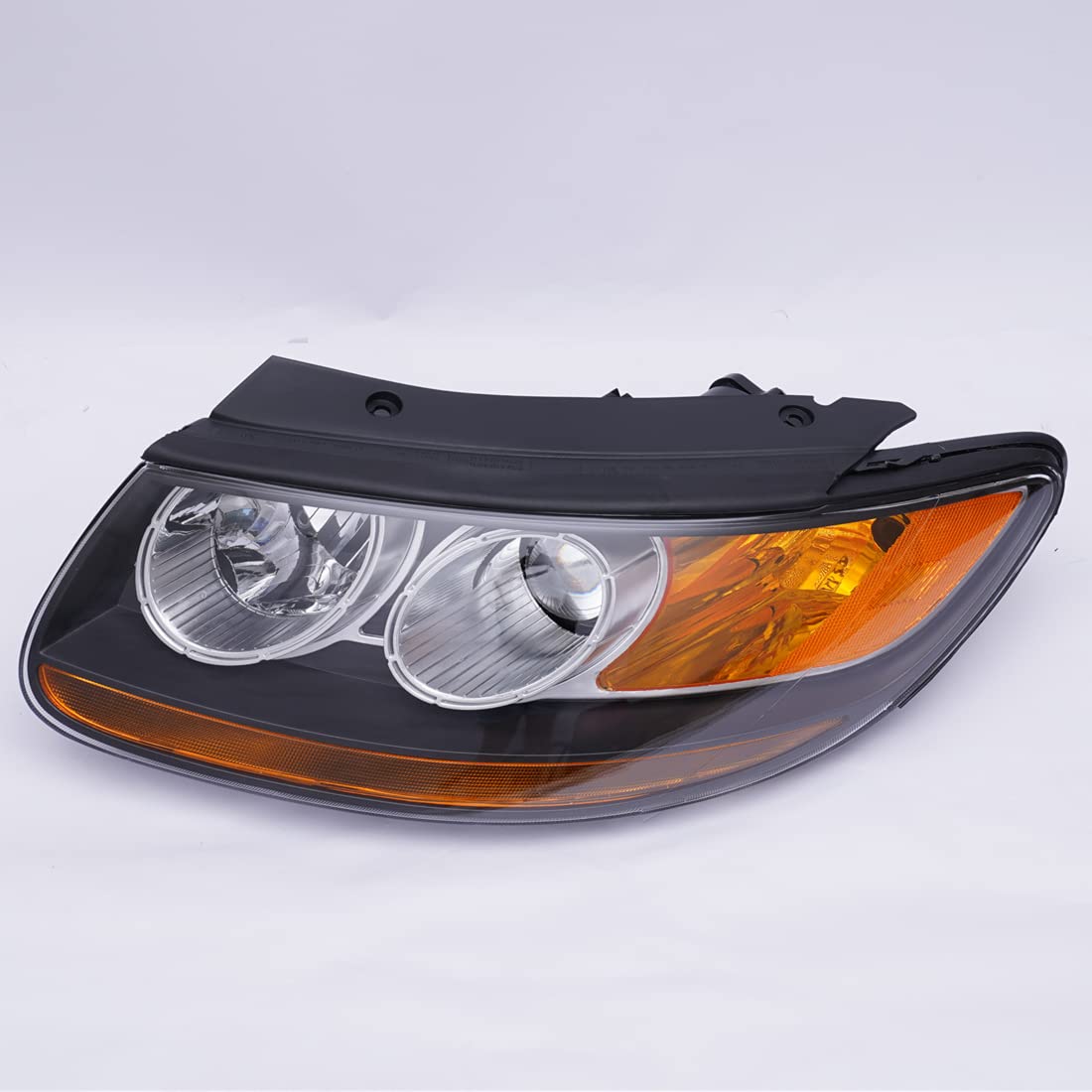 Gdrasuya10 HID Projector Headlights Pair Set for 2007-2012 Hyundai Santa Fe - Driver & Passenger Side Headlamp Assembly - Durable Replacement Headlights for Night Driving & Off-Road Use