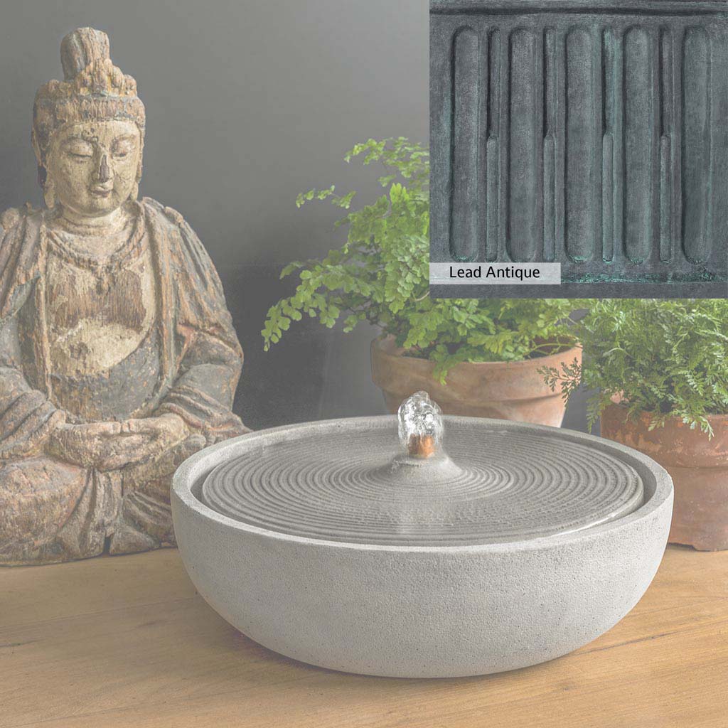 Campania International Ripple Fountain - Outdoor Garden Water Feature for Patio, Yard, and Landscape Decor | Relaxing Water Sounds for Backyard Oasis