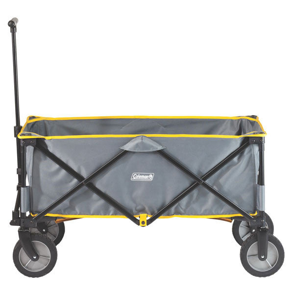 Best Heavy Duty Camp Wagon with 300LBS Capacity - Foldable Utility Cart for Outdoor Camping, Beach, Picnic & Grocery Shopping