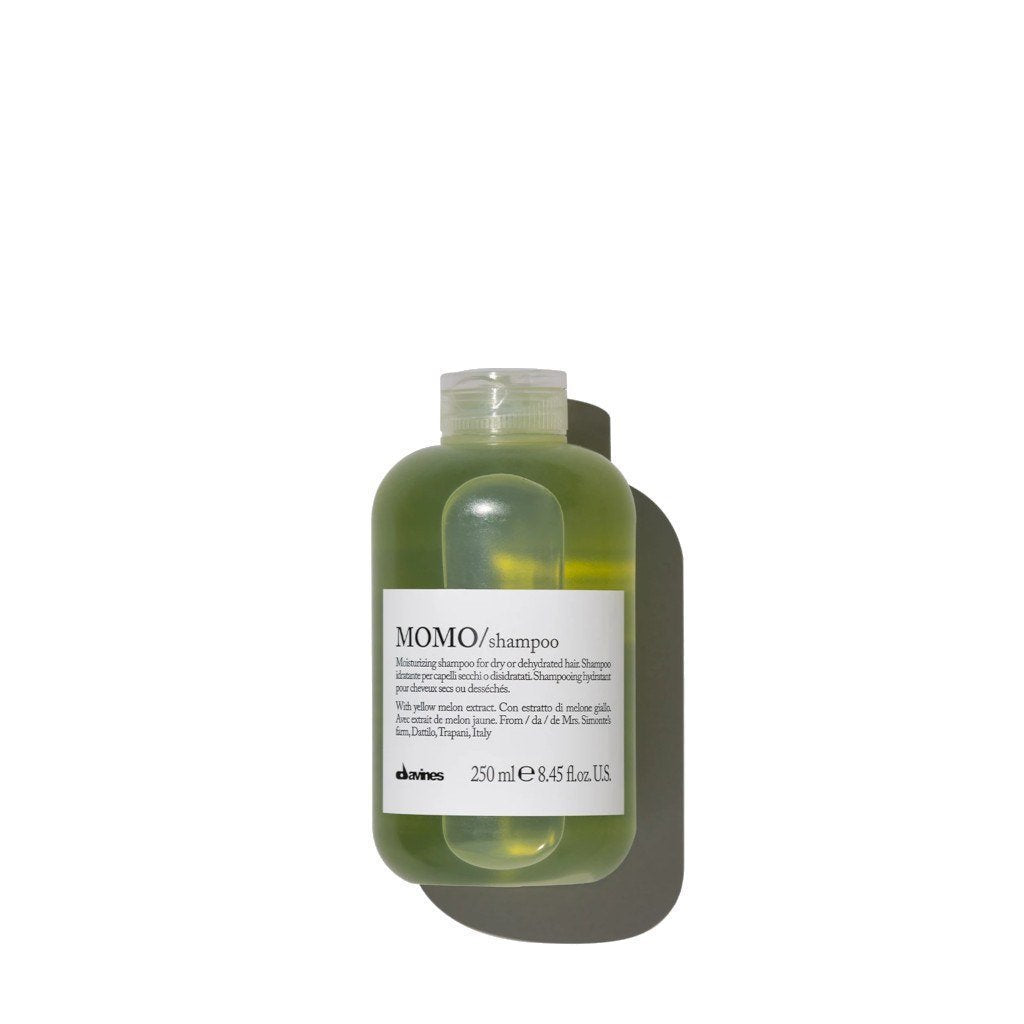 Davines Essential MOMO Shampoo 250ml - Hydrating & Nourishing Hair Care for Dry & Damaged Hair - Perfect for Daily Use at Home or Salon