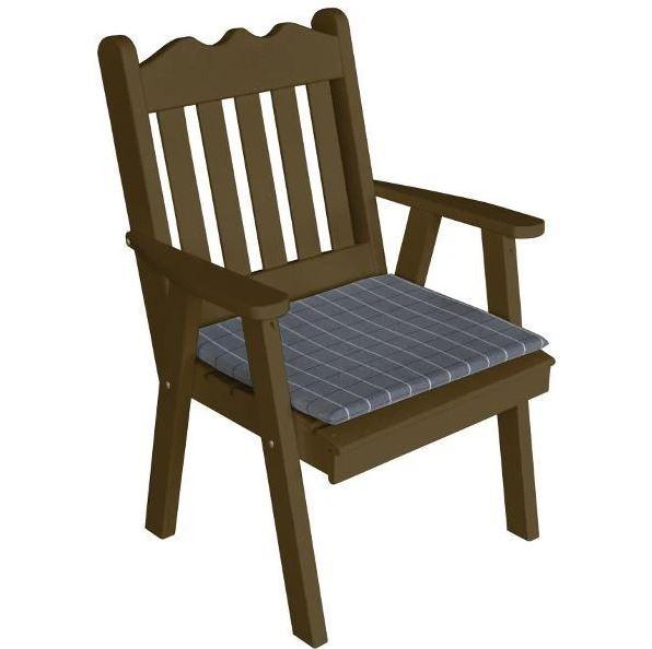 Royal English Chair - Solid Yellow Pine Wood Dining Chair | Elegant & Durable Home Furniture for Dining Room, Kitchen, or Office
