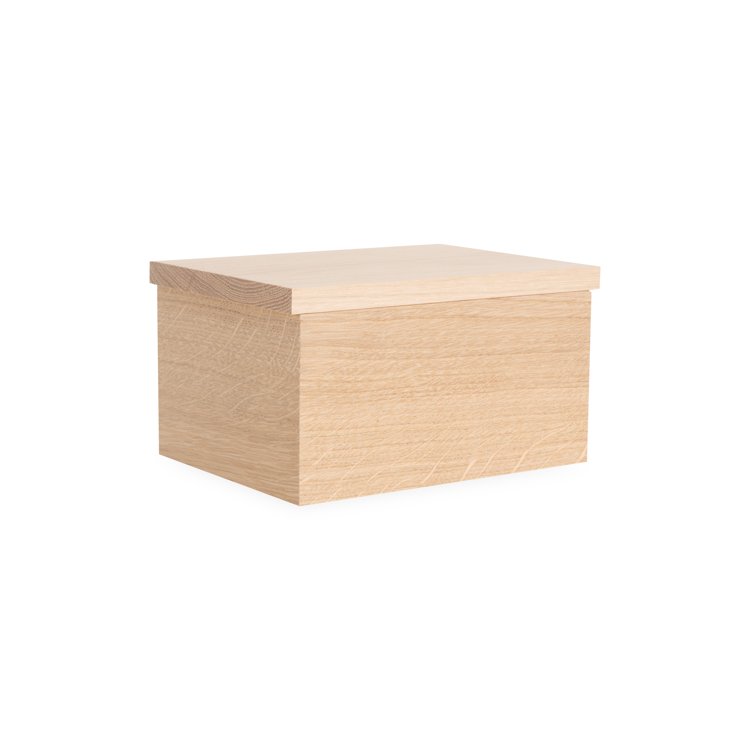 Premium Oak Wood Storage Box - Handcrafted Natural Wooden Box for Jewelry, Keepsakes & Home Decor | Perfect for Gift Giving, Organizing & Displaying Treasures
