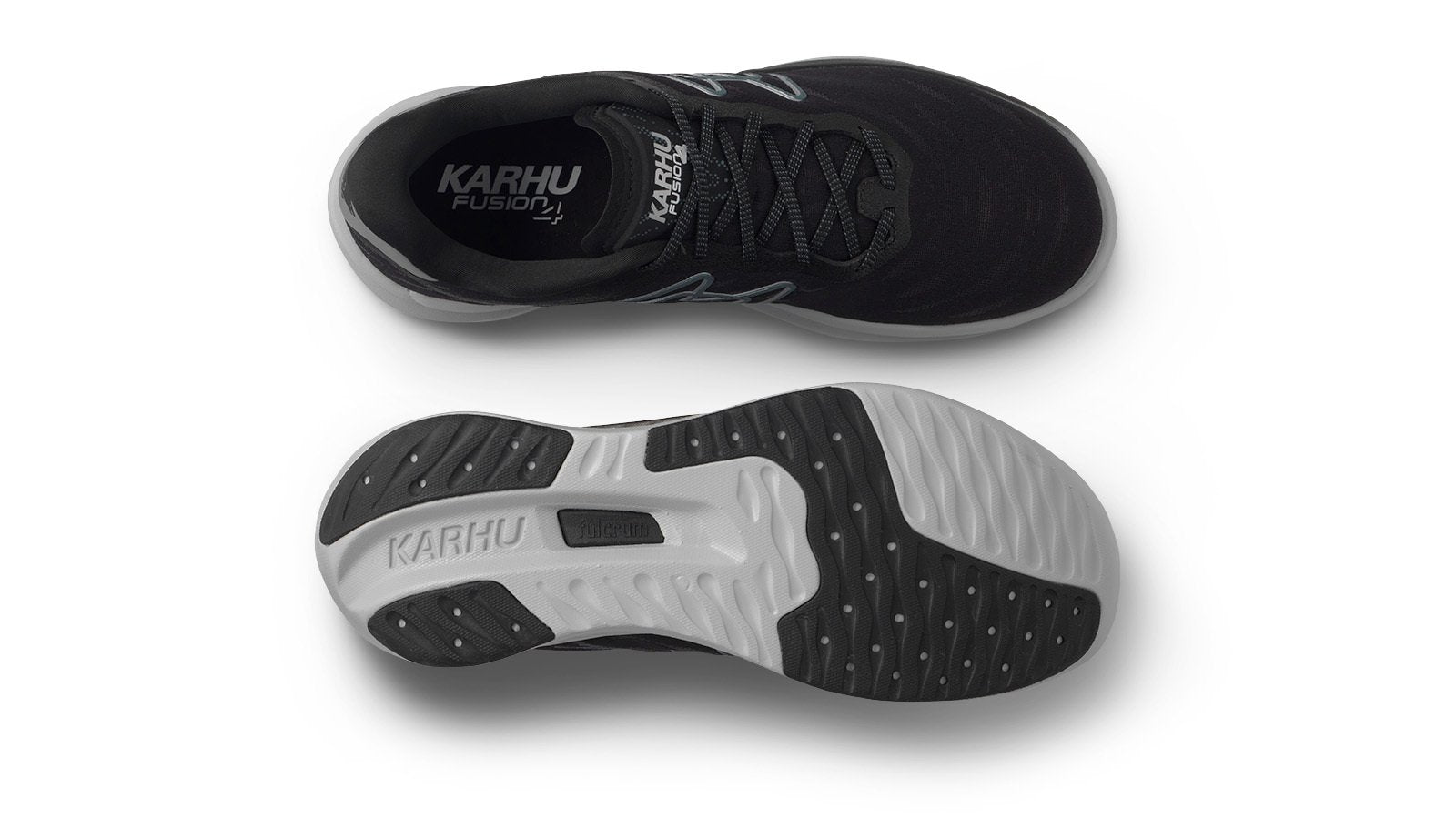 Men's Fusion 4.0 Running Shoes - Black/Stormy Weather - Lightweight Athletic Sneakers for Jogging, Gym Workouts & Daily Wear