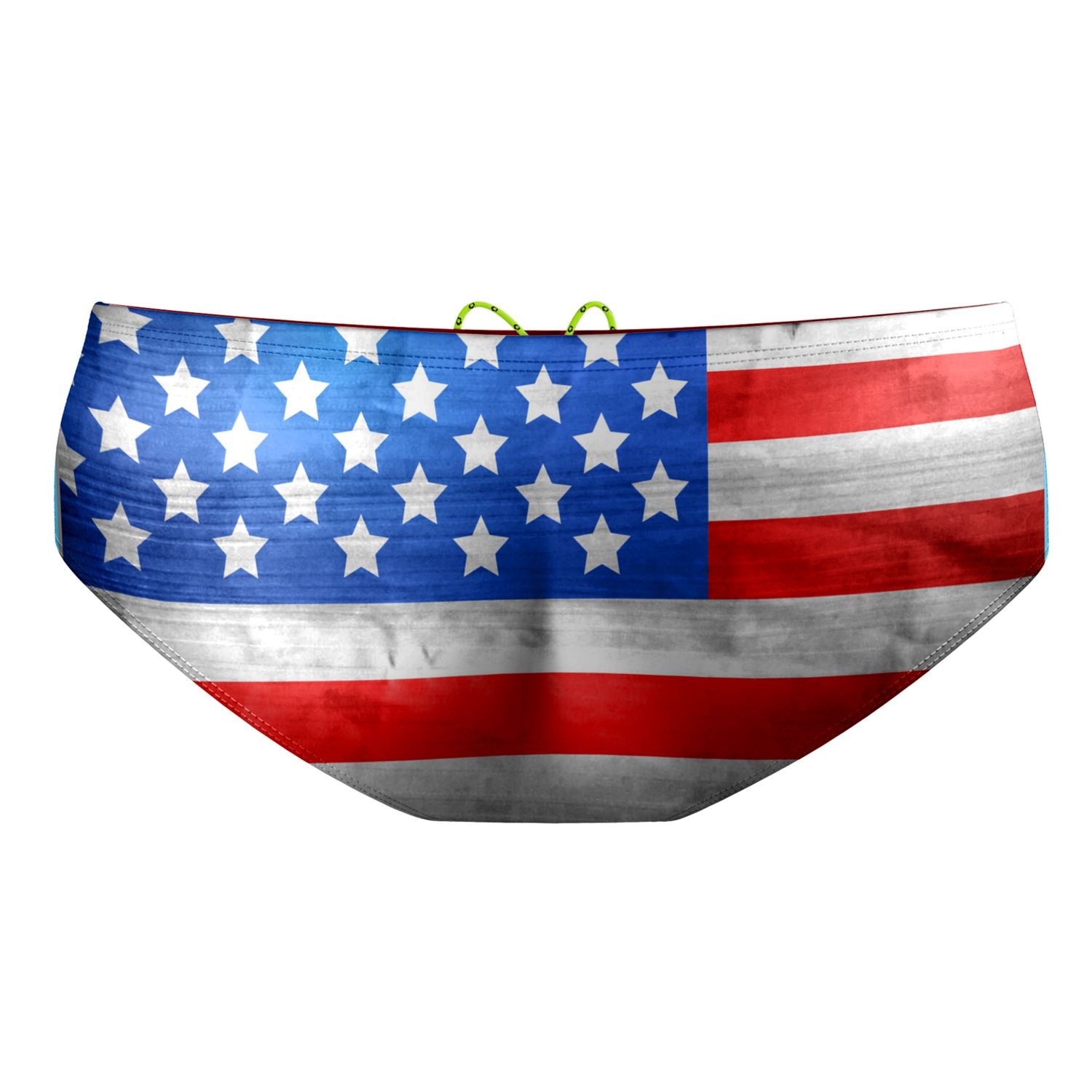 USA Classic Brief Swimsuit for Men - Comfortable Swim Trunks for Beach, Pool & Vacation - Quick Dry Swimwear with Mesh Lining