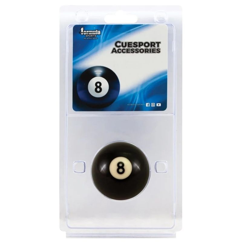 Formula Black No.8 Pool Ball Set - Professional Billiard Balls for Tournament Play & Home Game Rooms