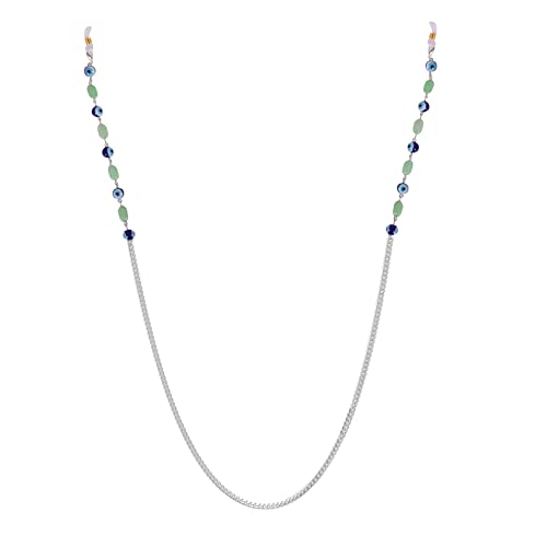 Evil Eye Beads Mask Lanyard - Adjustable Eyewear Strap for Glasses & Face Masks