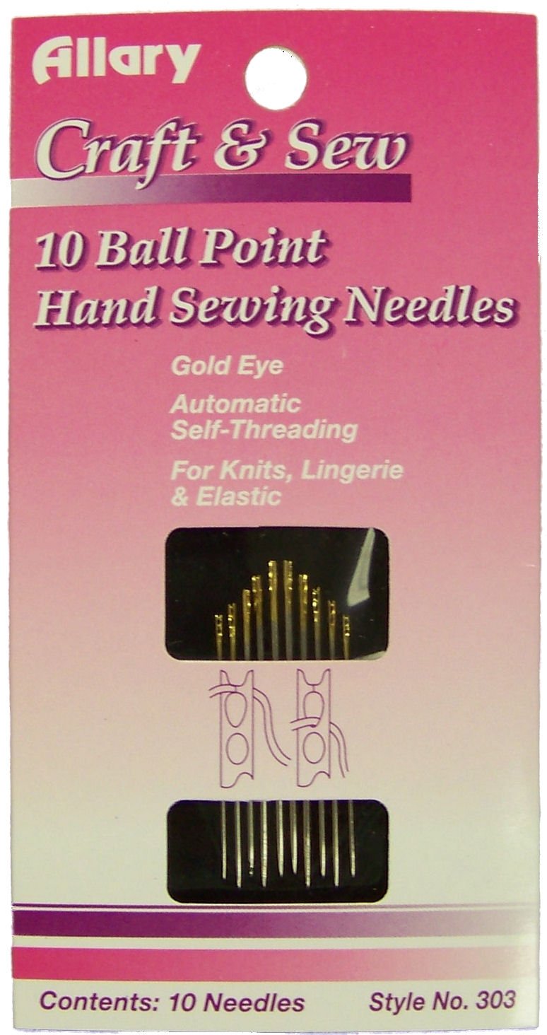 ALLARY CORPORATION Premium Sewing Needles - Size 0 (0.60mm) for Fine Fabrics - Professional Hand Sewing & Embroidery Needles - Perfect for Quilting, Dressmaking, and Delicate Fabric Repair