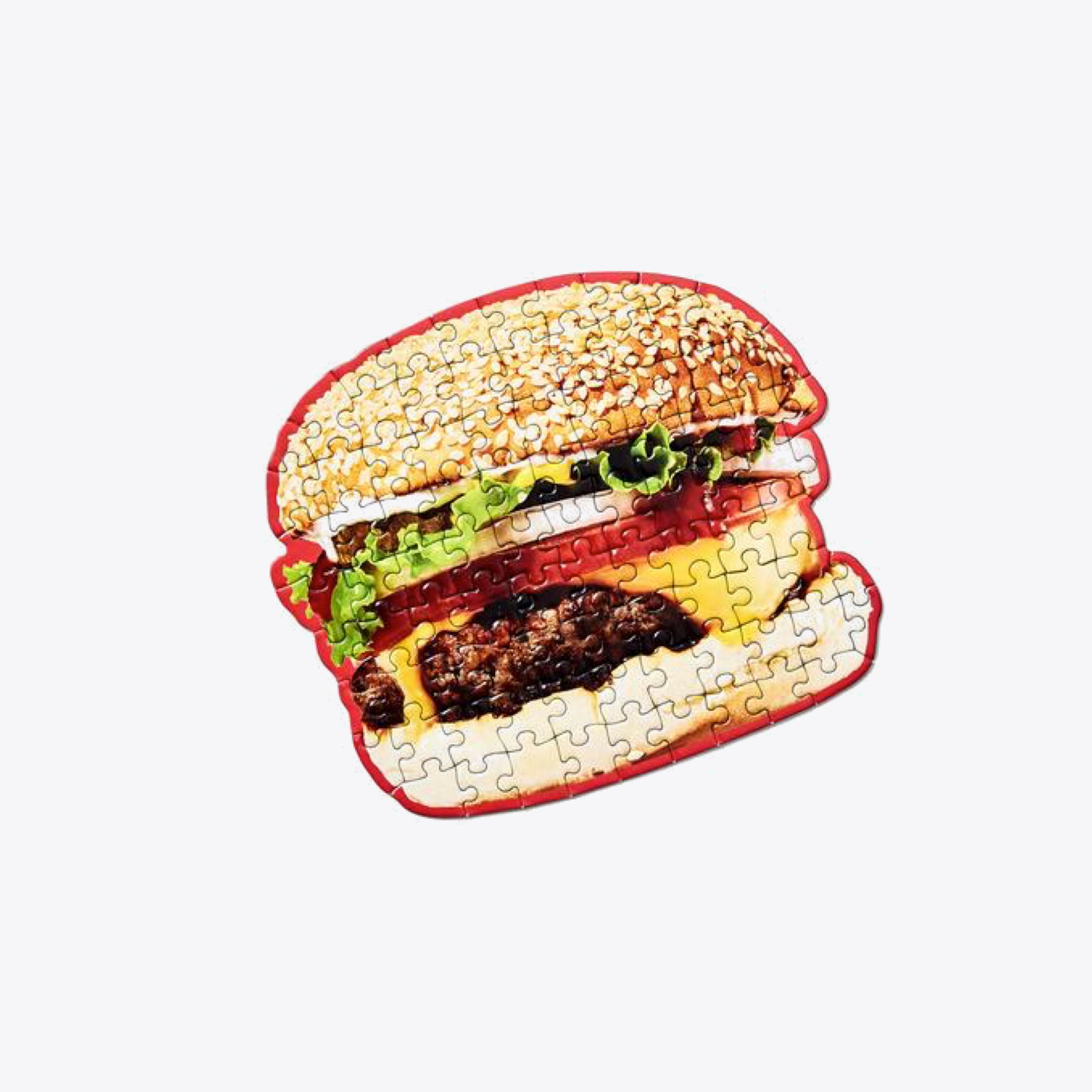 Awesome Burger Puzzle - Fun and Challenging 3D Puzzle for Kids & Adults | Perfect for Family Game Night, Party Favors, and Brain Teaser Activities