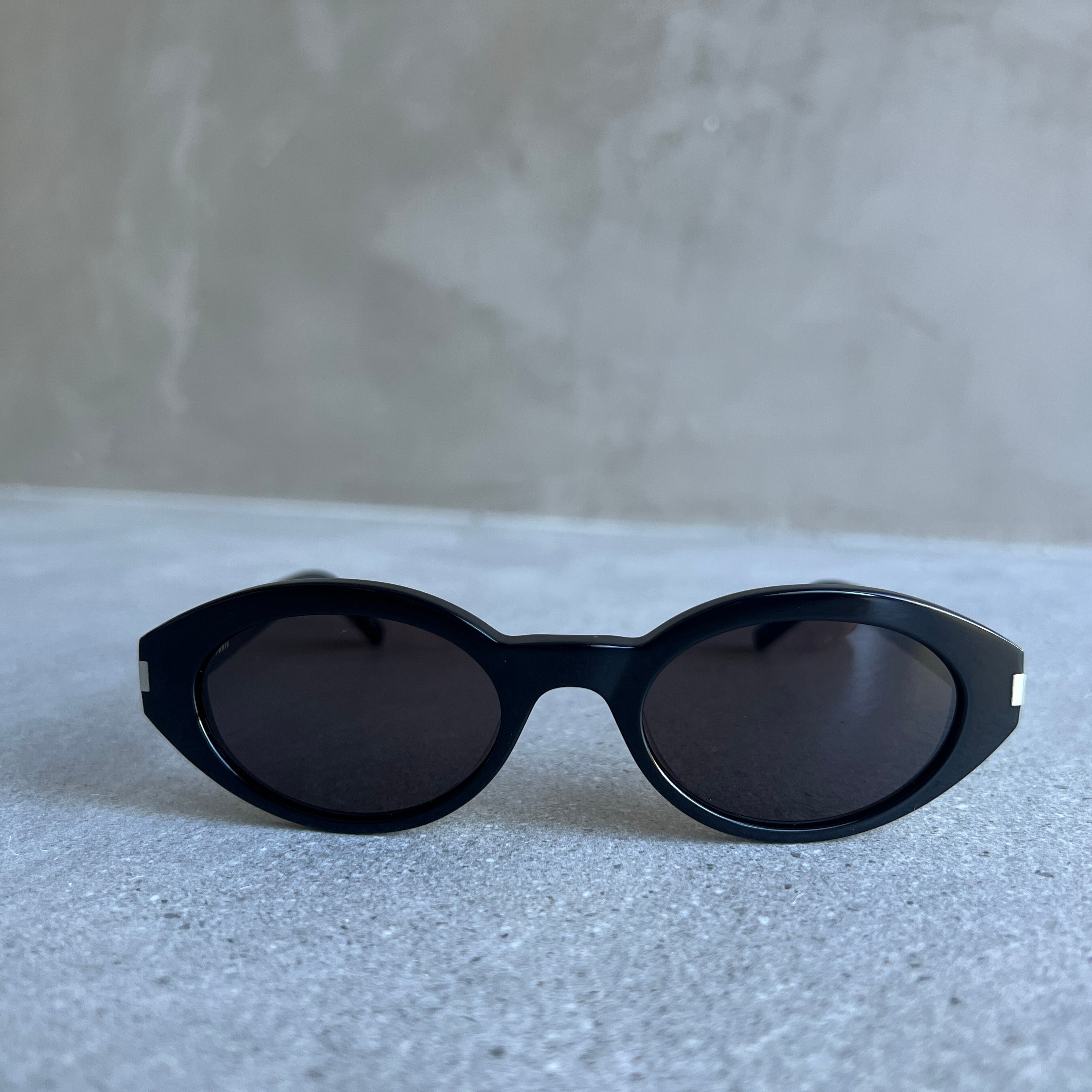 SL SL567 Round Cat Eye Sunglasses - Classic Black Retro Style for Women & Men | Perfect for Driving, Beach, and Outdoor Activities