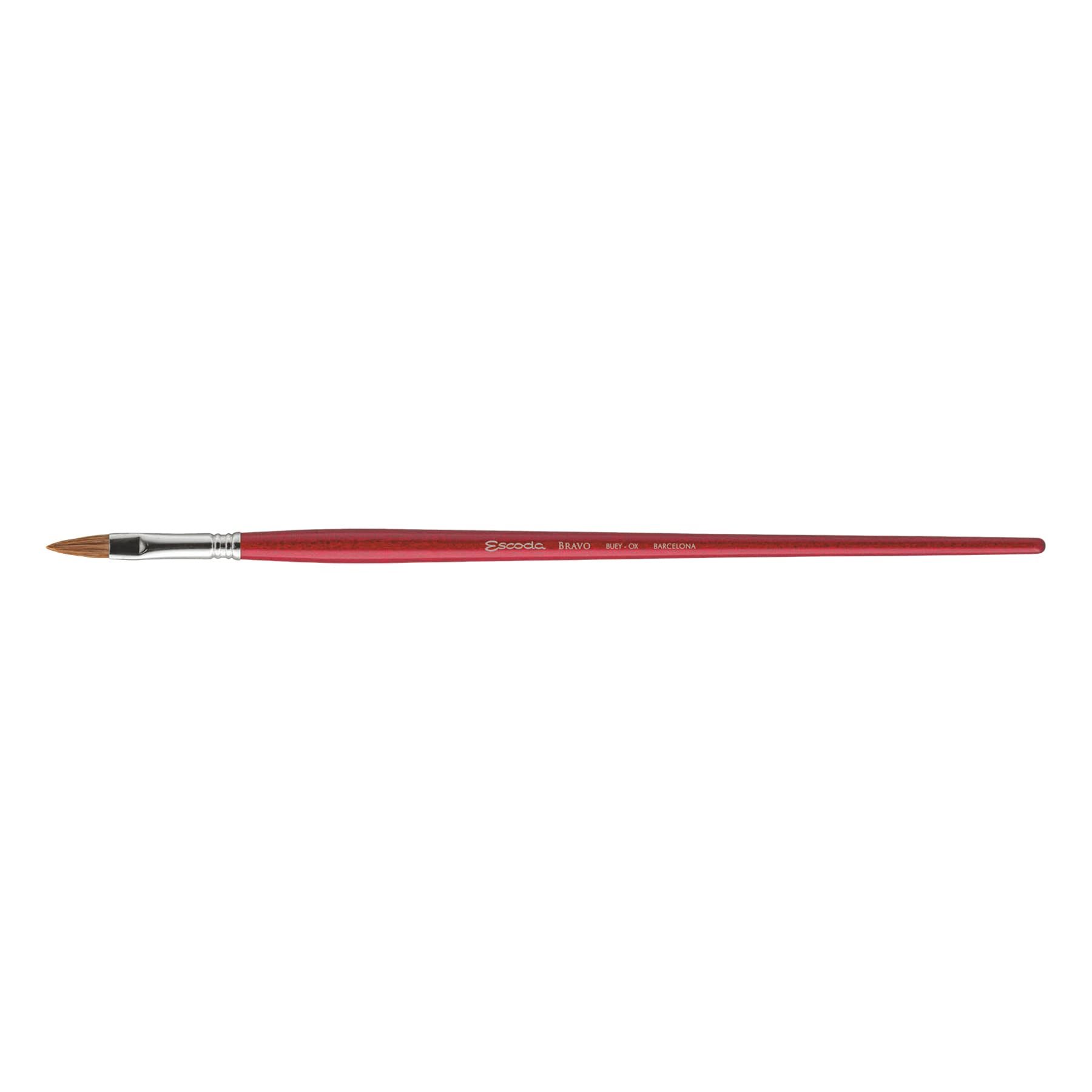 Escoda Bravo Series 3217 Professional Artist Paint Brush - Size 24 Filbert for Oil & Acrylic Painting - Premium Light Ox Hair Bristles - Perfect for Canvas, Portraits & Fine Art Details