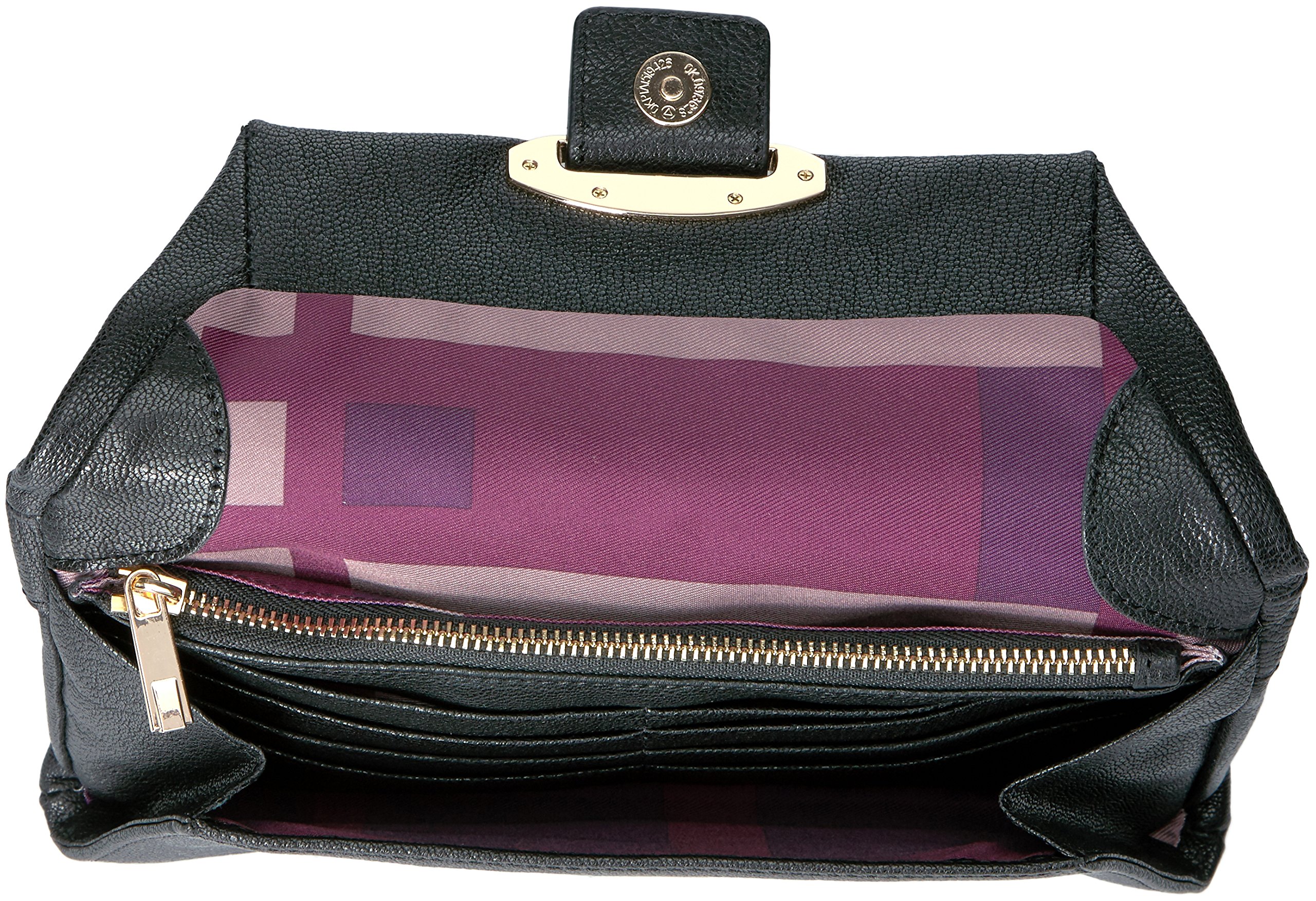 Kooba Women's Leather Crossbody Bag with Detachable Shoulder Strap & Wallet - Ruby Red Envelope Purse for Everyday Use, Travel & Date Night