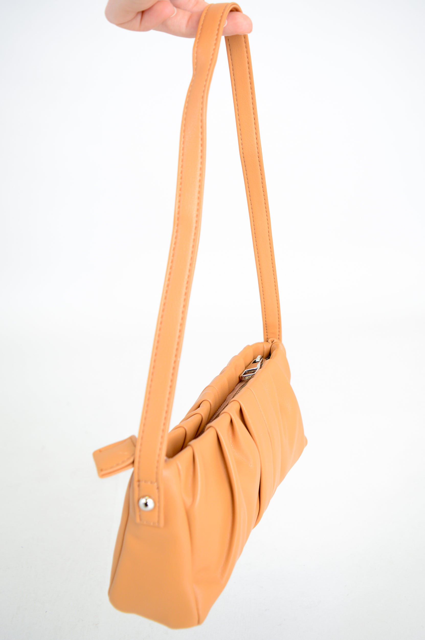 Premium Janette Leather Handbag in Tan - Stylish & Durable Women's Crossbody Bag for Work, Travel & Everyday Use