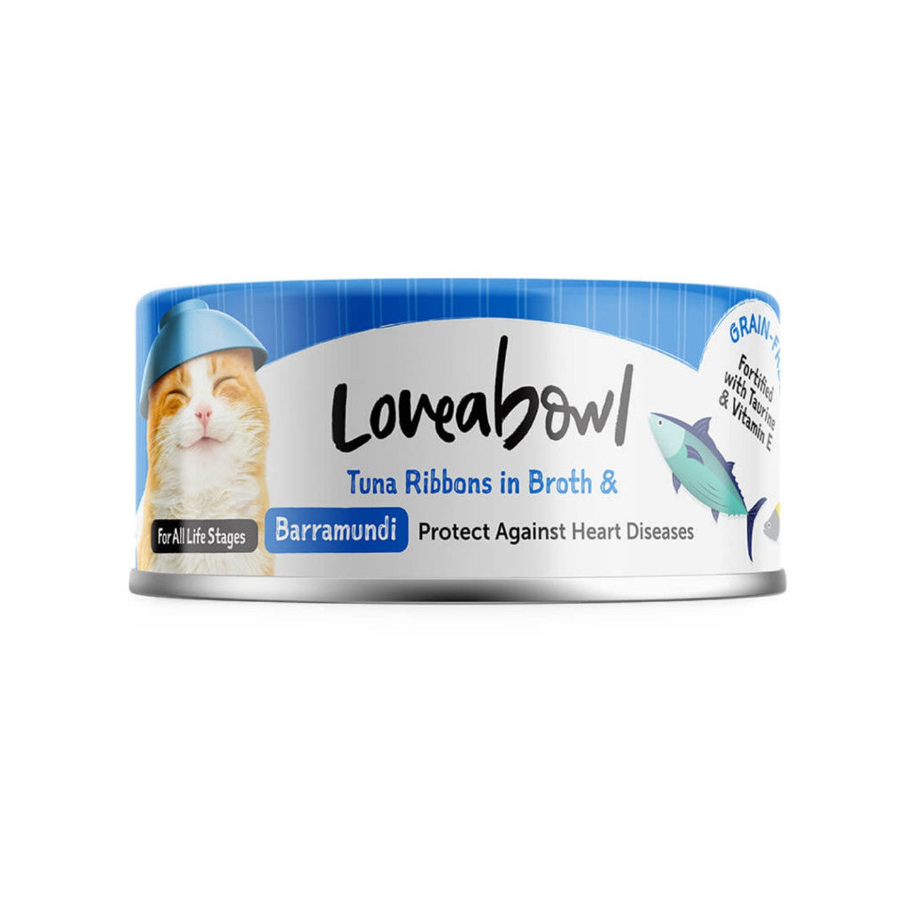 Premium Grain-Free Loveabowl Chicken & Tuna in Broth Wet Cat Food - 70g Nutritious Meal Topper for Kittens, Adults & Senior Cats | Healthy Digestible Cat Food for Weight Management & Picky Eaters | Perfect for Mixing with Dry Food or Serving Alone
