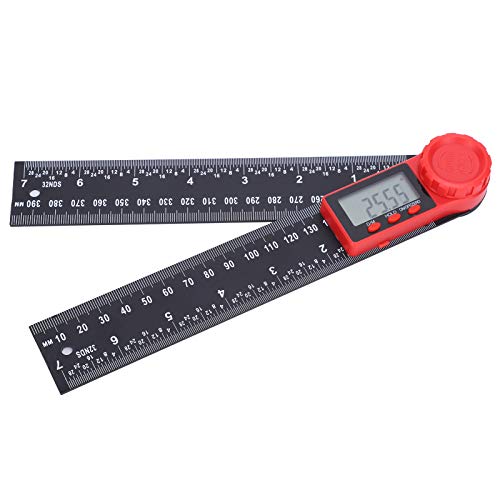 Digital Angle Finder Protractor 360 Degree Electronic Ruler with Data Hold Function - Precision Angle & Length Measuring Tool for Woodworking, Construction, and DIY Projects