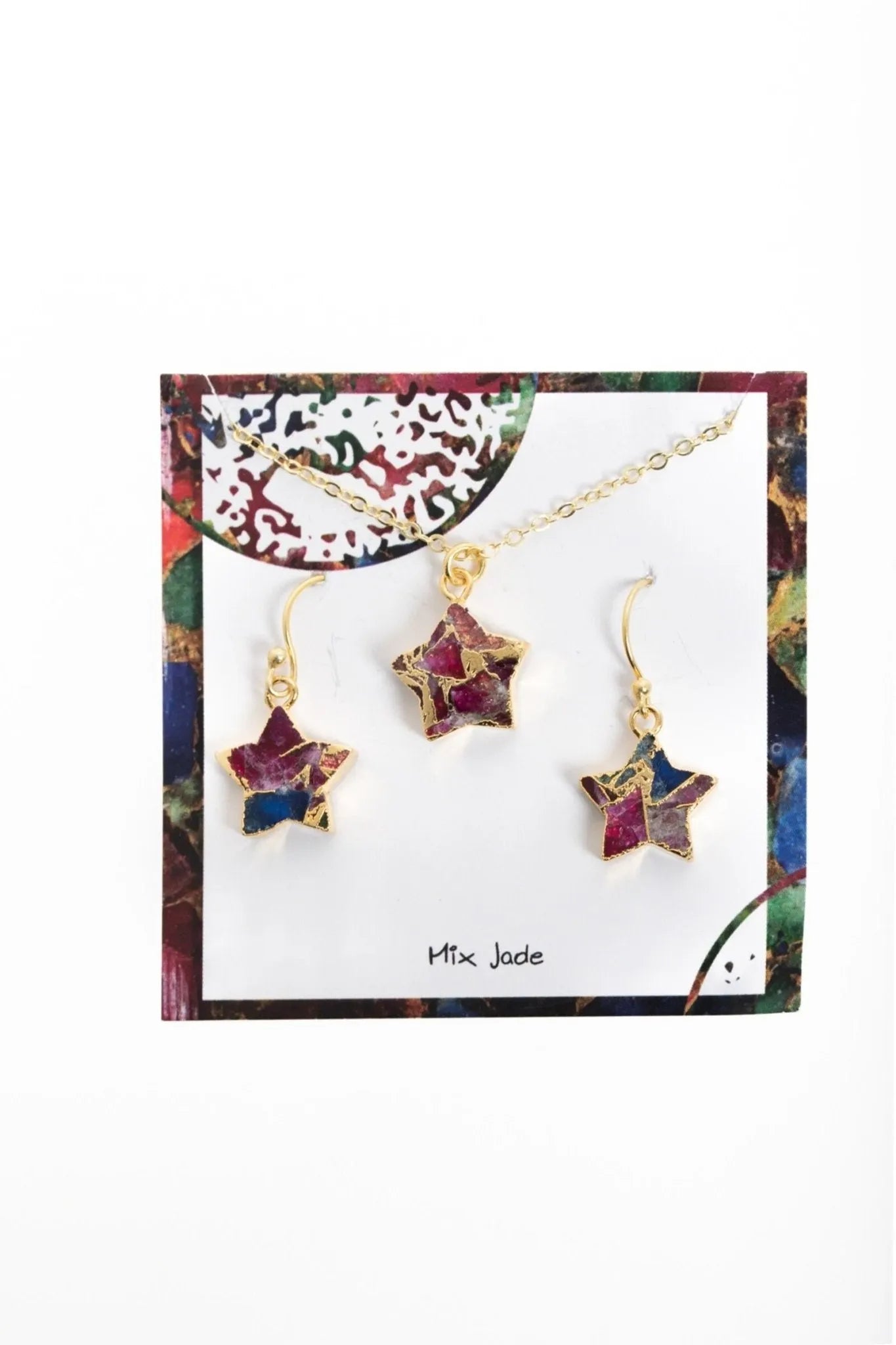 Mojave Star Mini Earring and Necklace Set - Sterling Silver Boho Jewelry for Women - Perfect for Everyday Wear, Date Nights & Special Occasions