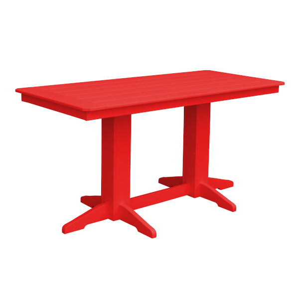 Eco-Friendly Recycled Plastic Counter Table - Durable & Stylish for Kitchen, Bar, Outdoor Dining & Small Space Decor