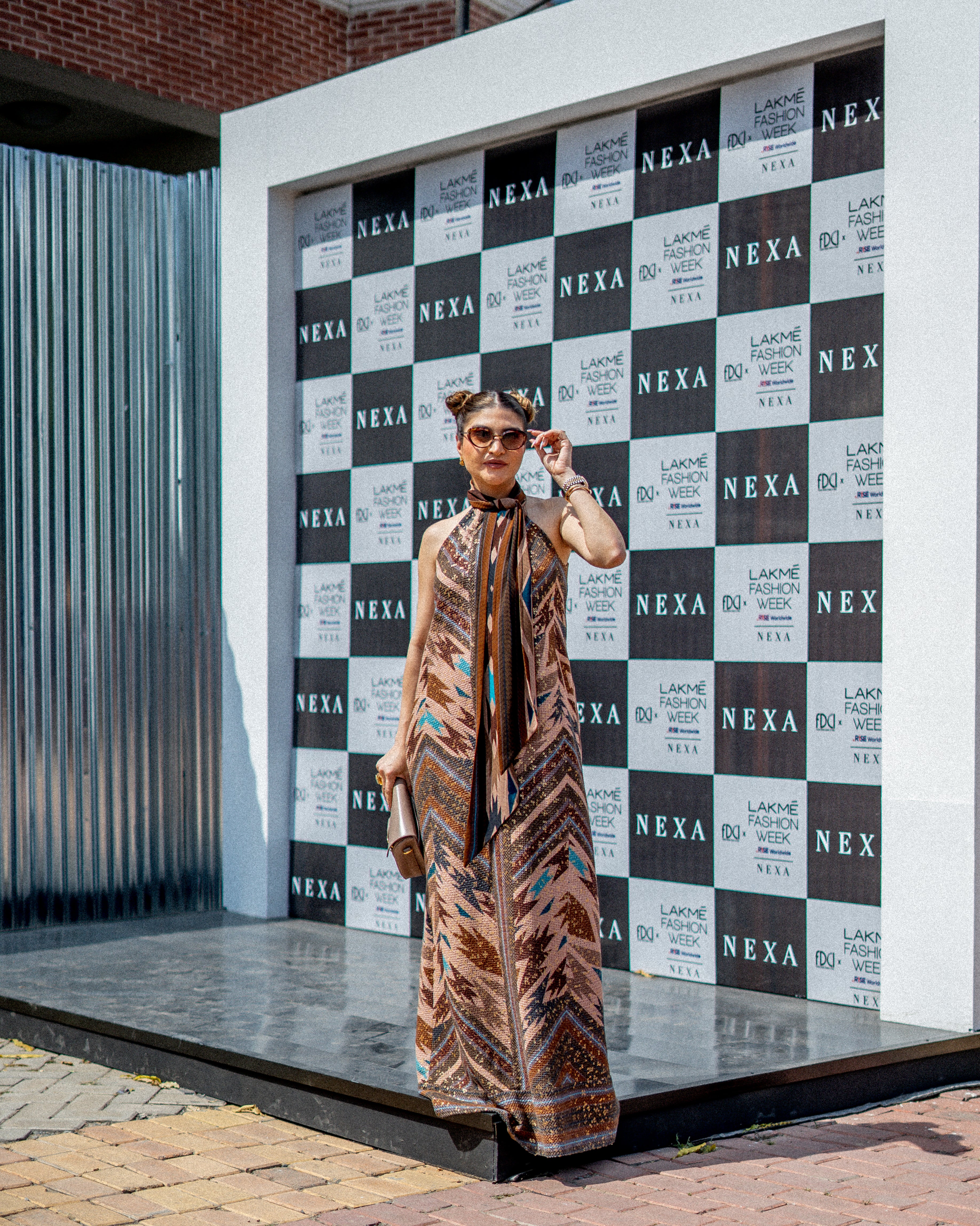 Stylish Stripe Aztec Print Sheeted Column Dress for Women | Boho Chic Maxi Dress for Beach, Party & Casual Wear