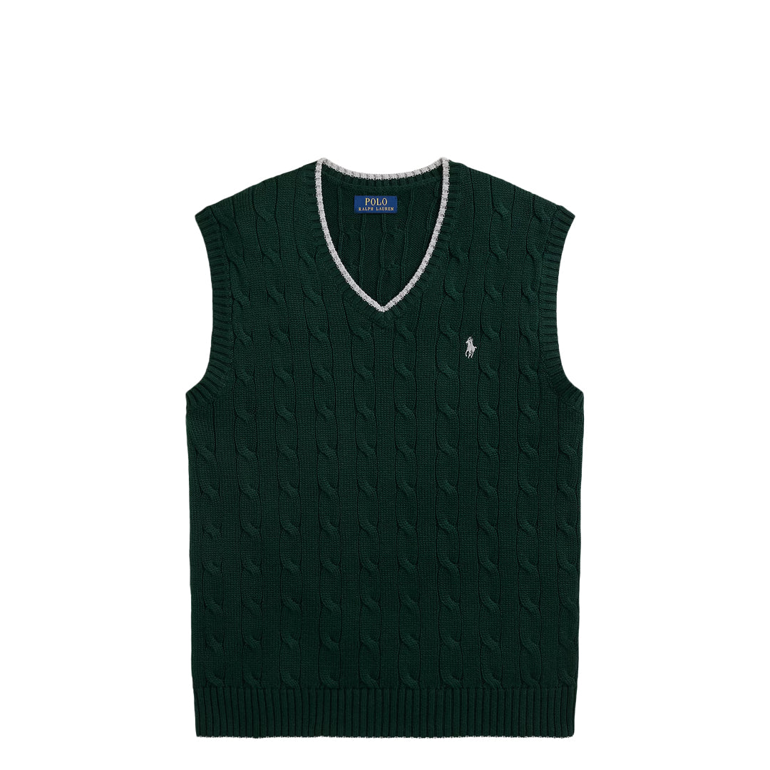 Soft Cable Knit Cotton Sweater Vest for Women & Men - Cozy Winter Layering & Casual Outfits