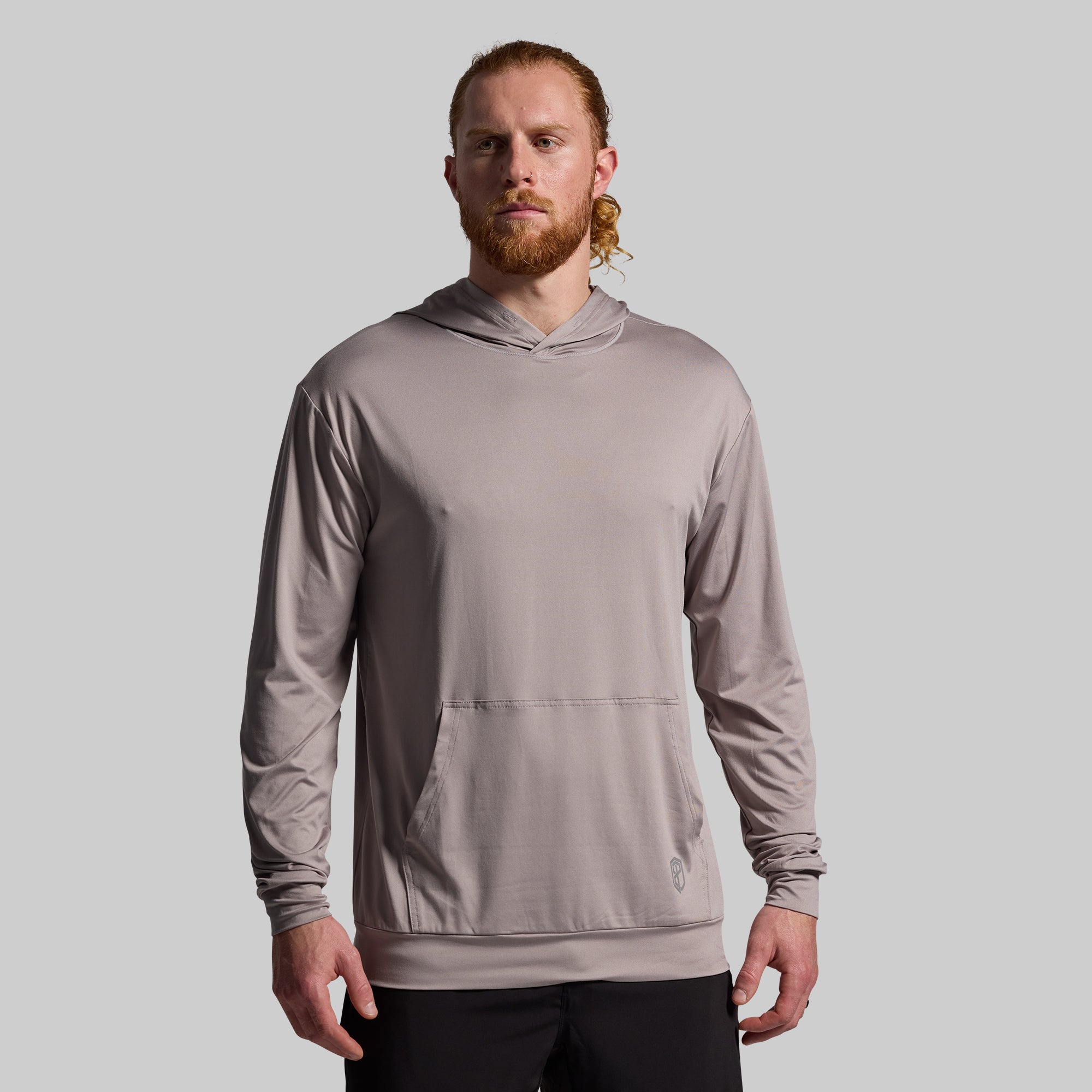 Stylish Athleisure Hoodie for Women & Men - Soft Stone Grey Pullover for Casual Wear, Gym & Lounge - Cozy Fleece Hooded Sweatshirt