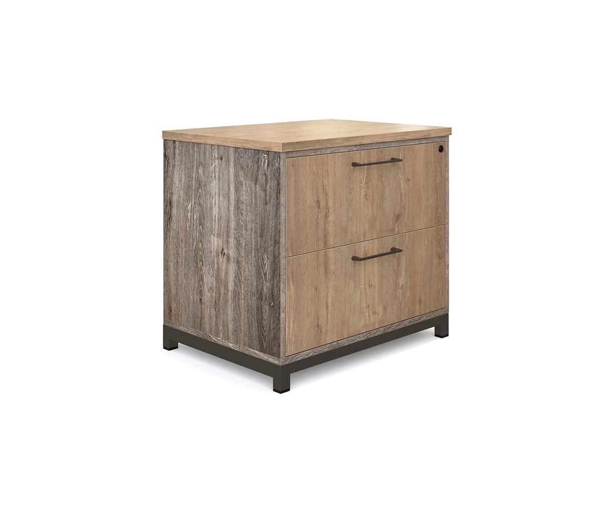 Slater 2 Drawer Lateral File Cabinet - Office Storage Solution for Legal & Letter Size Documents - Perfect for Home Office, Business & Workplace Organization