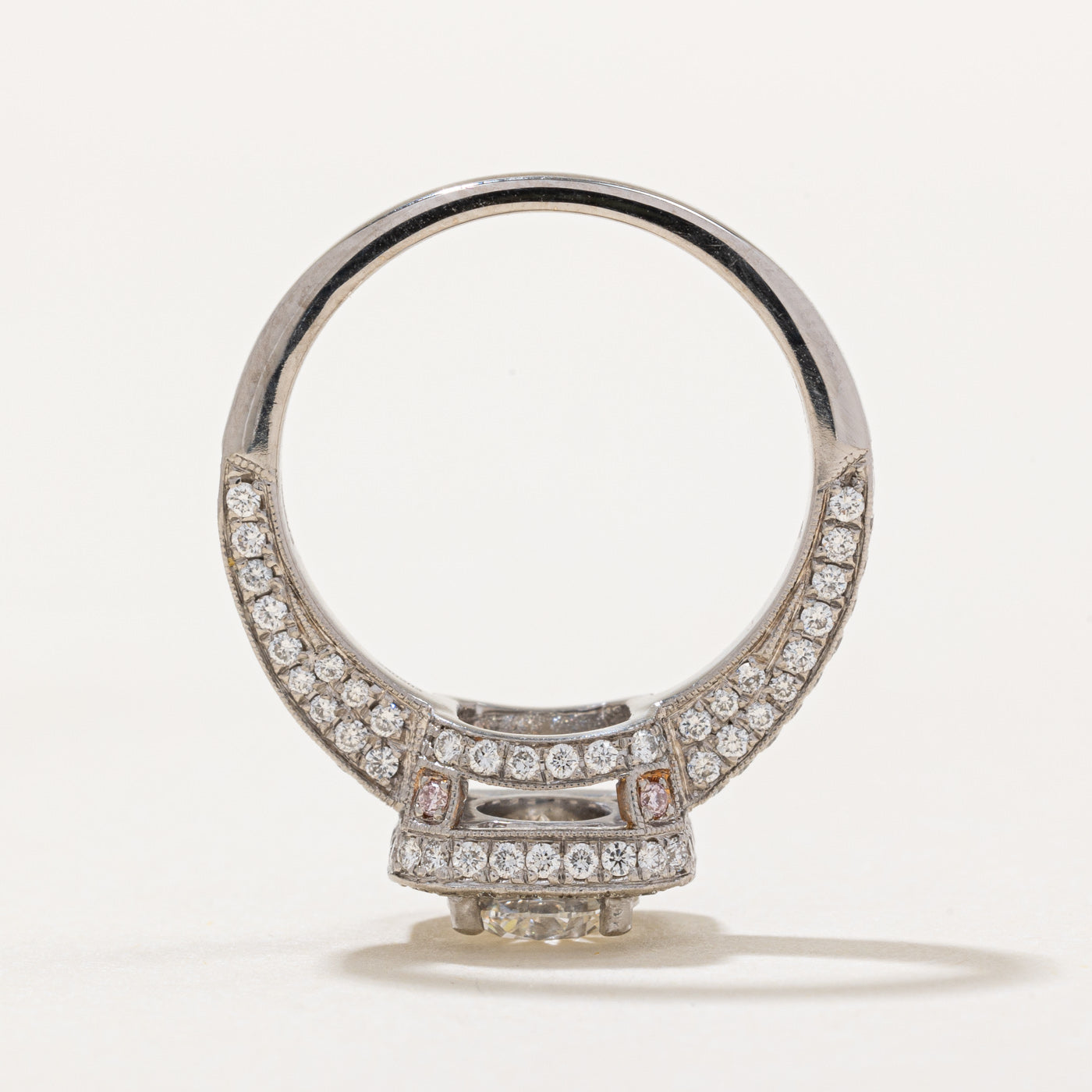 Simon G Diamond Wedding Ring Set | 0.83ct IF G Color & 0.44ctw Side Stones | Size 5.25 | Elegant Bridal Jewelry for Engagement & Anniversary Gifts