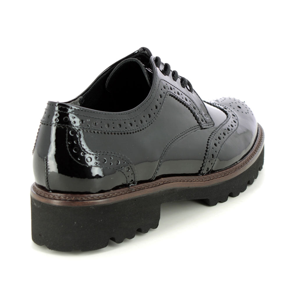 05.244 Patent Leather Lace Up Shoes - Shiny Formal Dress Shoes for Men | Perfect for Weddings, Business Meetings & Special Occasions