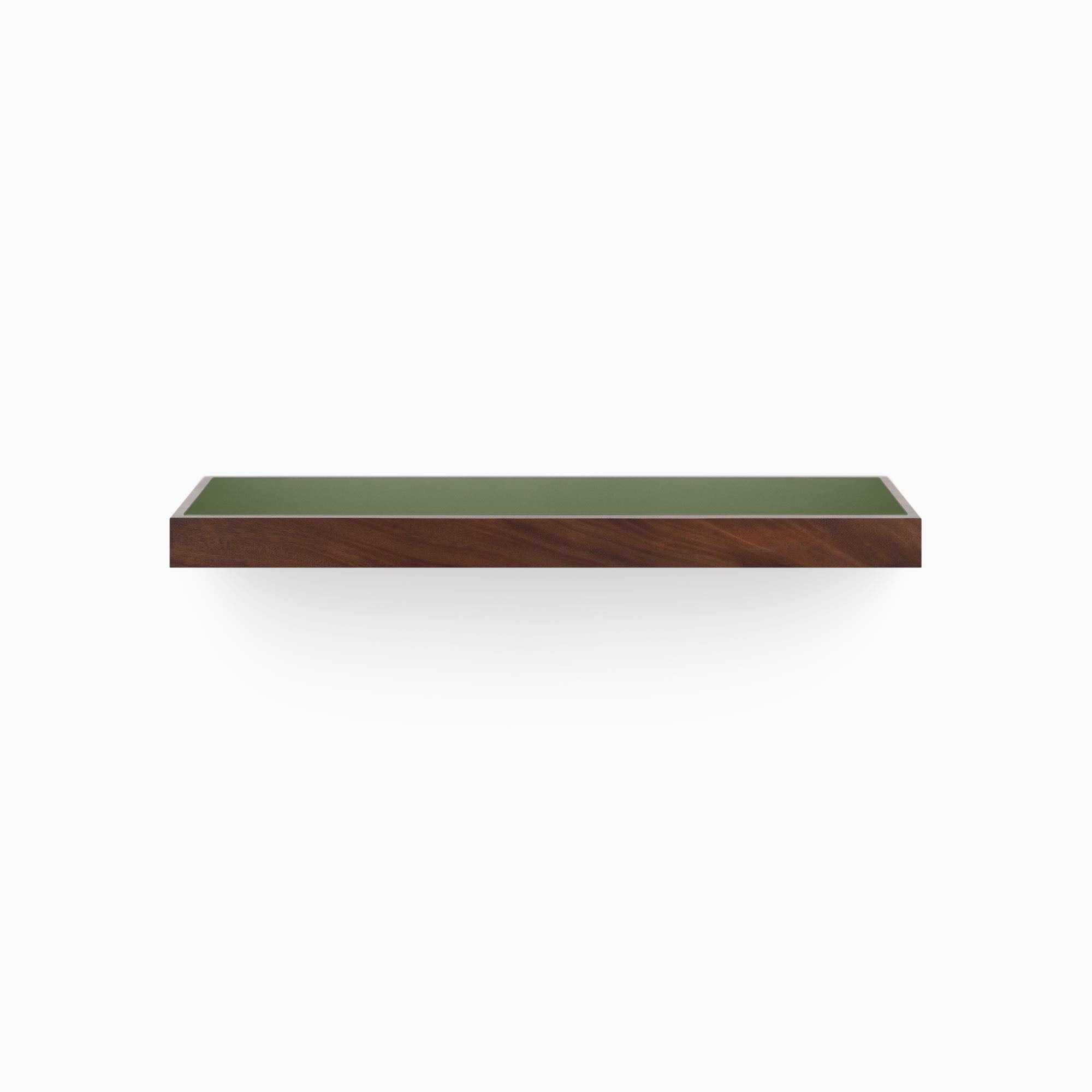 Aksel Inlay Dutch Mocha Floating Shelf - Rustic Wood Wall Shelf for Living Room, Kitchen, Bathroom Decor - Perfect for Displaying Books, Plants & Home Decor Items
