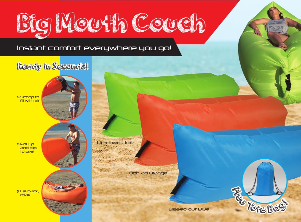 Big Mouth Couch - Comfortable Modern Sectional Sofa for Living Room | Perfect for Family Gatherings & Movie Nights