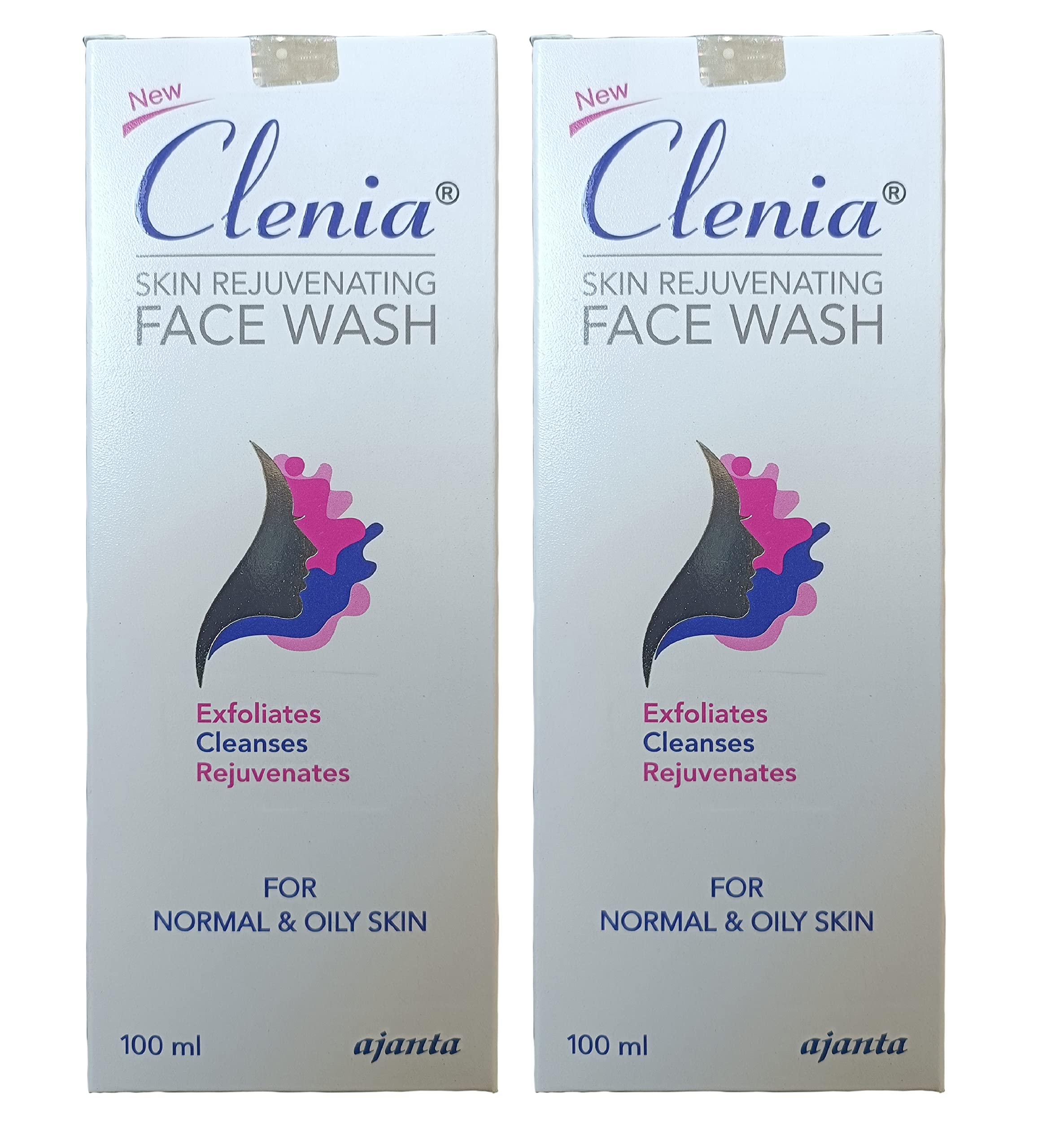 Clenia Face Wash Gel - Gentle Cleansing for Acne-Prone Skin (2 x 100g Pack) | Daily Skincare Routine for Clear, Healthy Skin