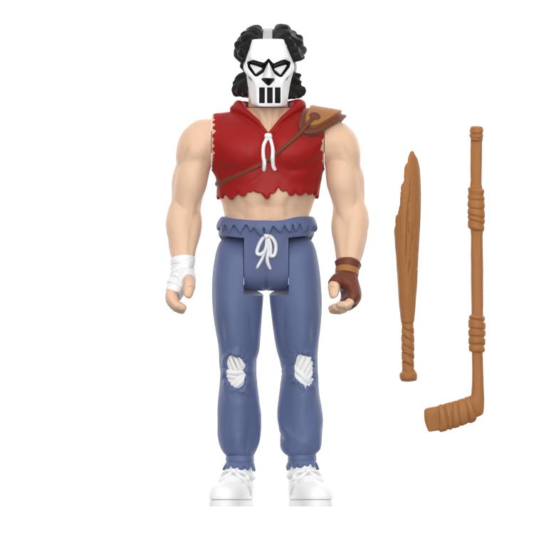 ReAction Casey Jones (Comic Color) Action Figure - Teenage Mutant Ninja Turtles Collectible Toy for Display & Play - Perfect for TMNT Fans, Comic Book Collectors, and Action Figure Enthusiasts
