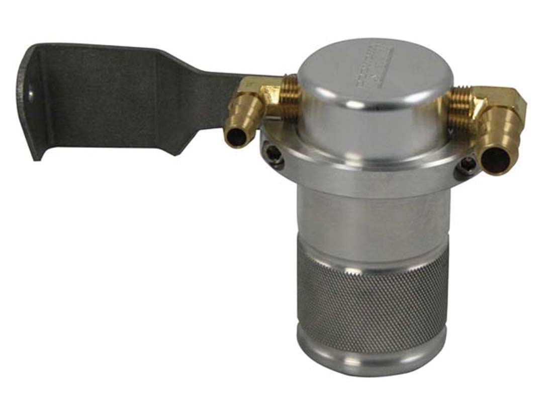 Moroso 85650 High Performance Air Oil Separator for Toyota Tundra 5.7L V8 - Reduces Engine Sludge & Improves Performance (Ideal for Off-Roading, Towing & Heavy-Duty Use)