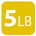(Neoprene) 05 lbs - Yellow