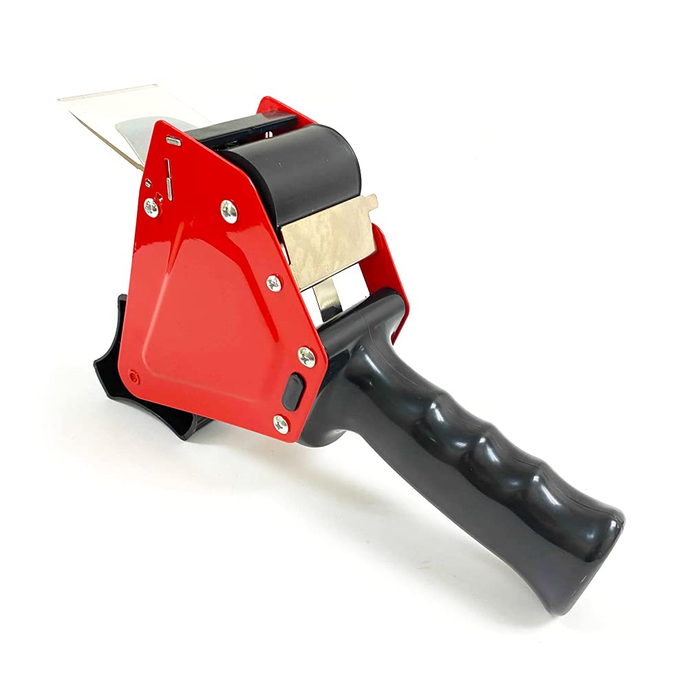 6-Pack Heavy Duty Tape Gun Dispenser - Packing Machine with Shipping Grip & Roll Sealer Cutter for Moving, Storage & Warehouse Packaging