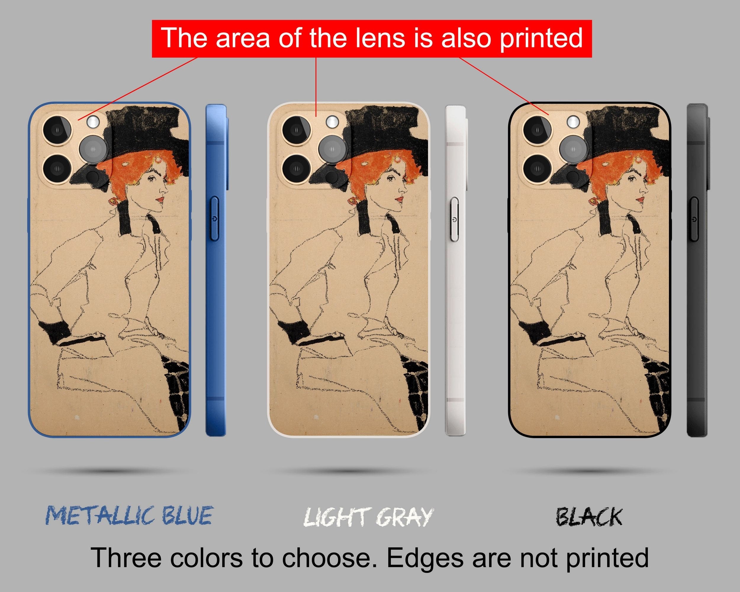 Egon Schiele Famous Painting iPhone 14/13/7 Plus Case - Colorful Expressionist Art Phone Cover for Aesthetic Protection | Perfect for Art Lovers & Daily Use