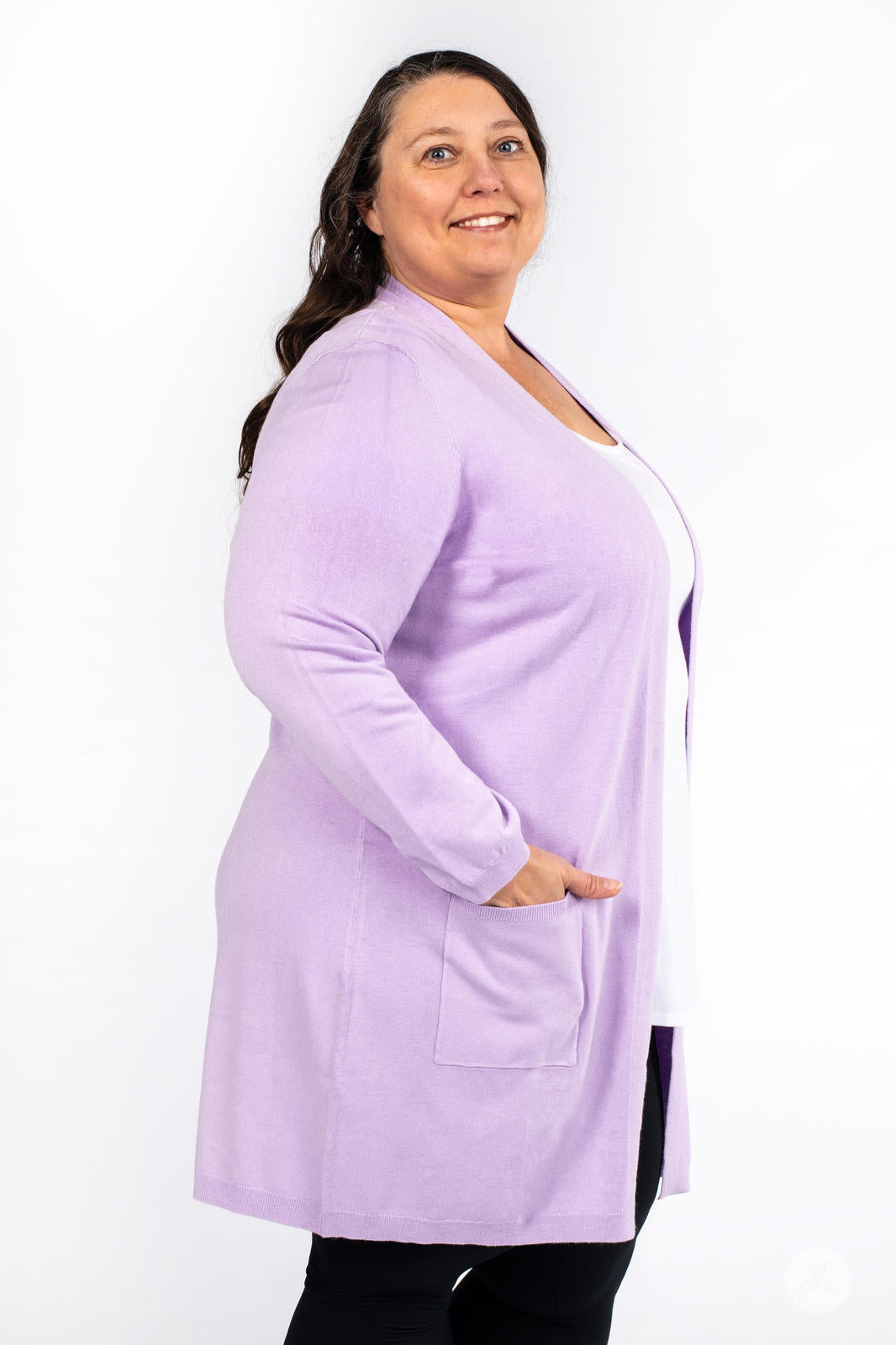 Women's Lightweight Spring Cardigan Sweater - Soft Knit Open Front Long Sleeve Cover-Up for Casual Wear & Office Outfits